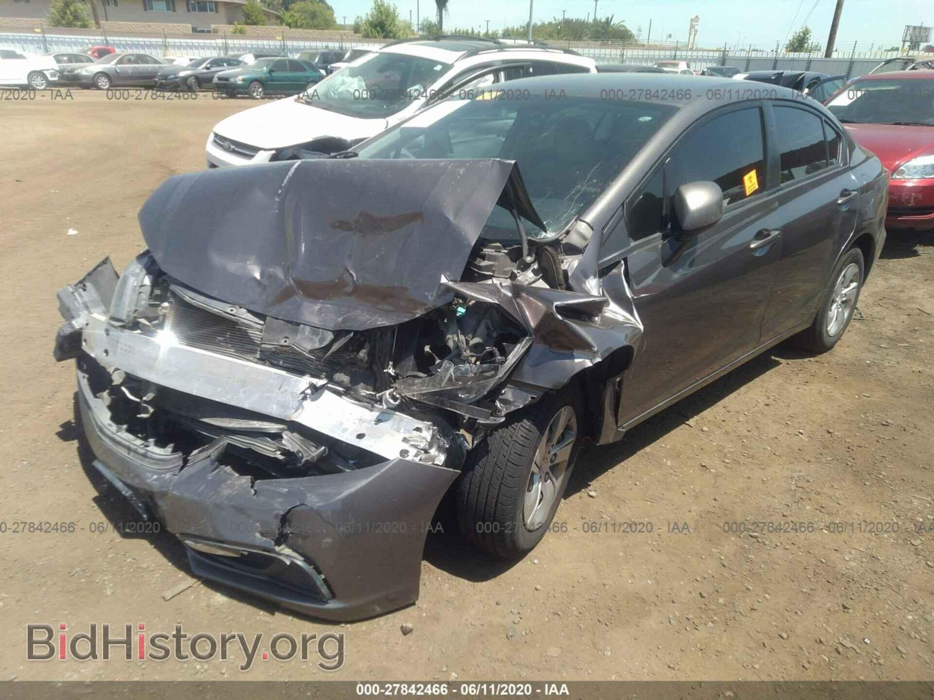 2013 HONDA CIVIC - VIN: 19XFB2F5XDE226451 - Фото 2