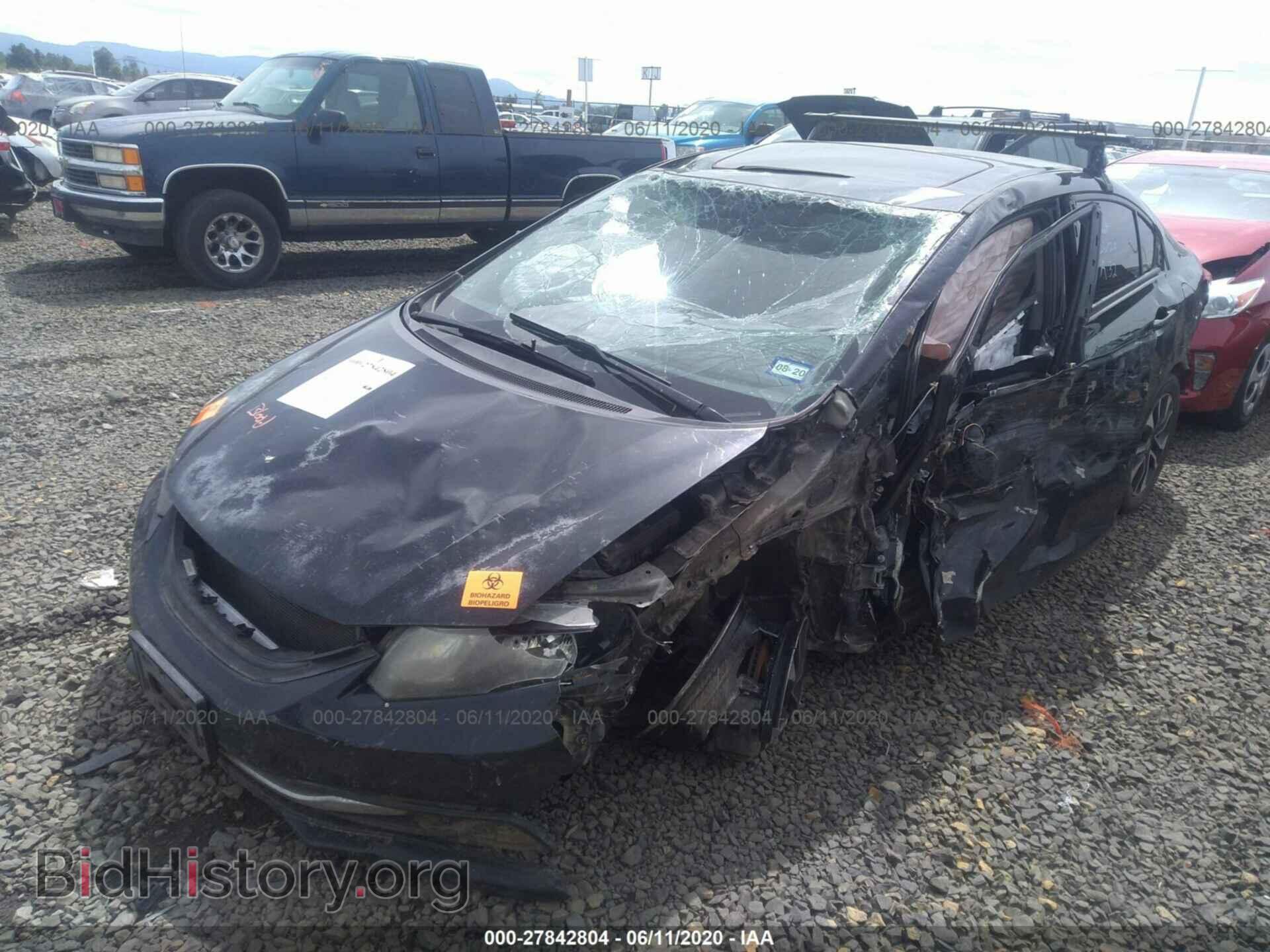2013 HONDA CIVIC SDN - VIN: 2HGFB2F86DH538430 - Фото 2