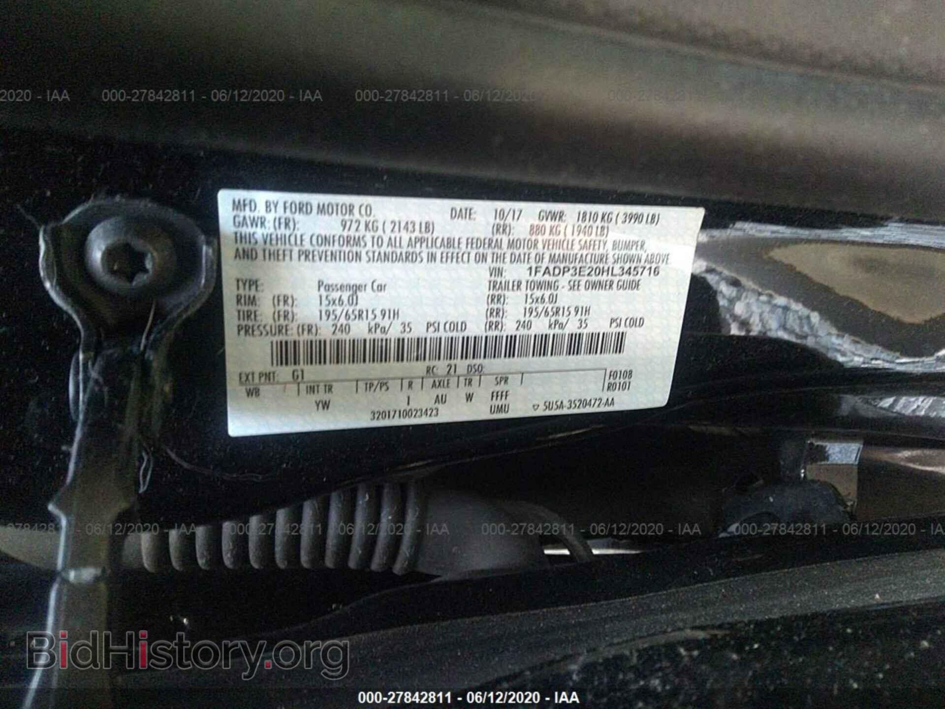 2017 FORD FOCUS - VIN: 1FADP3E20HL345716 - Photo 9