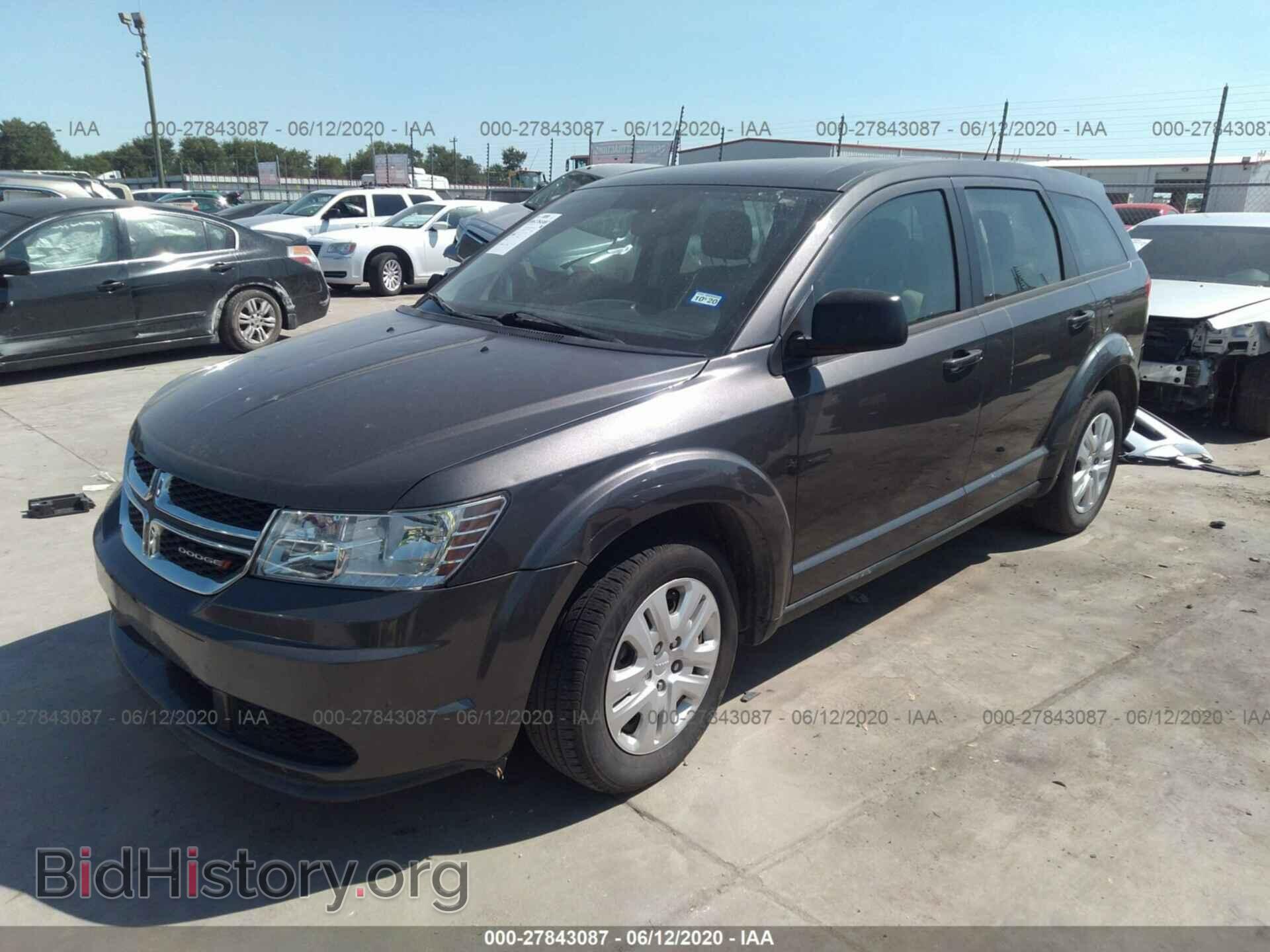 2014 DODGE JOURNEY - VIN: 3C4PDCAB9ET140594 - Фото 2
