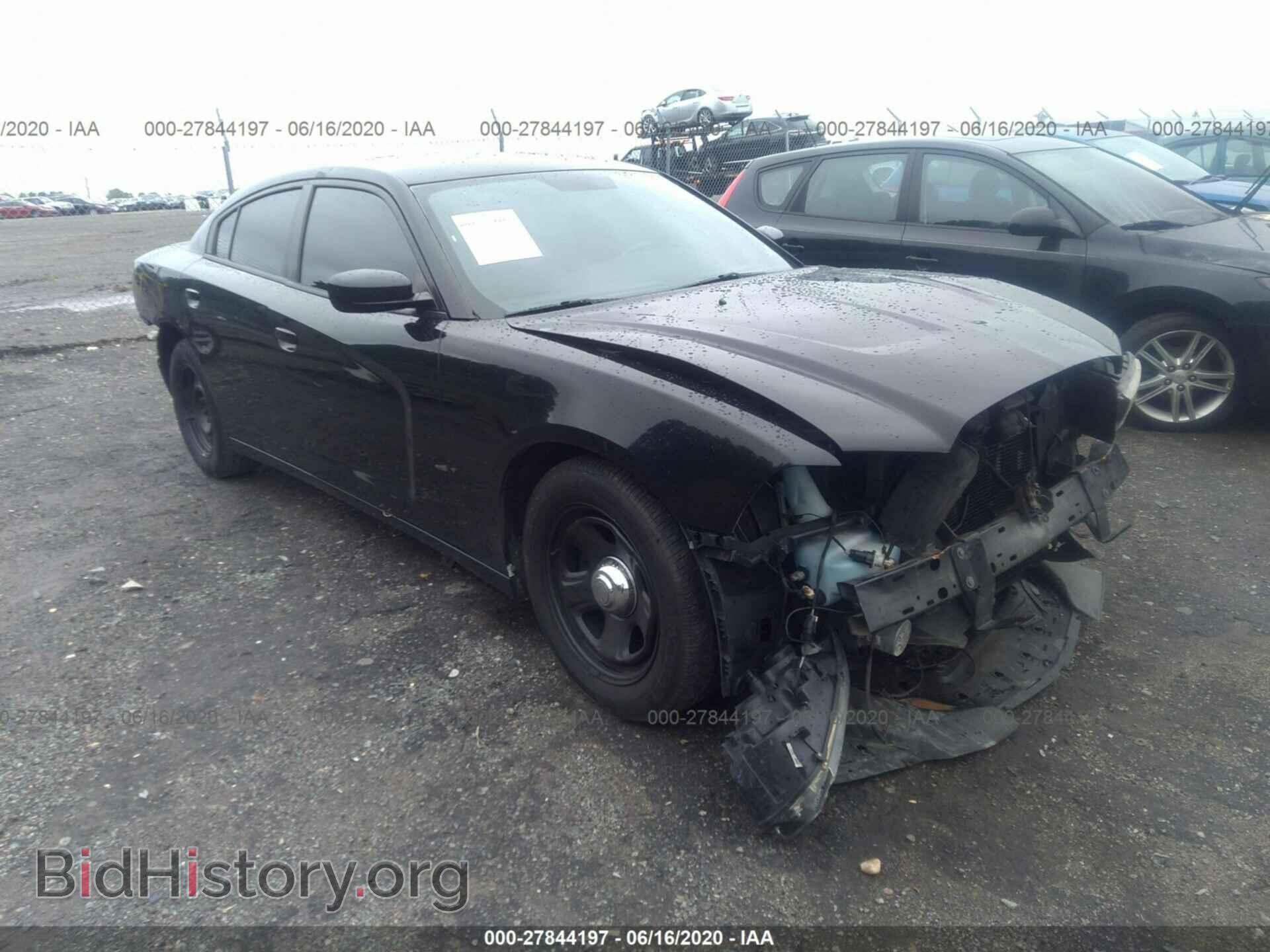 Photo 2C3CDXAT0CH181835 - DODGE CHARGER 2012