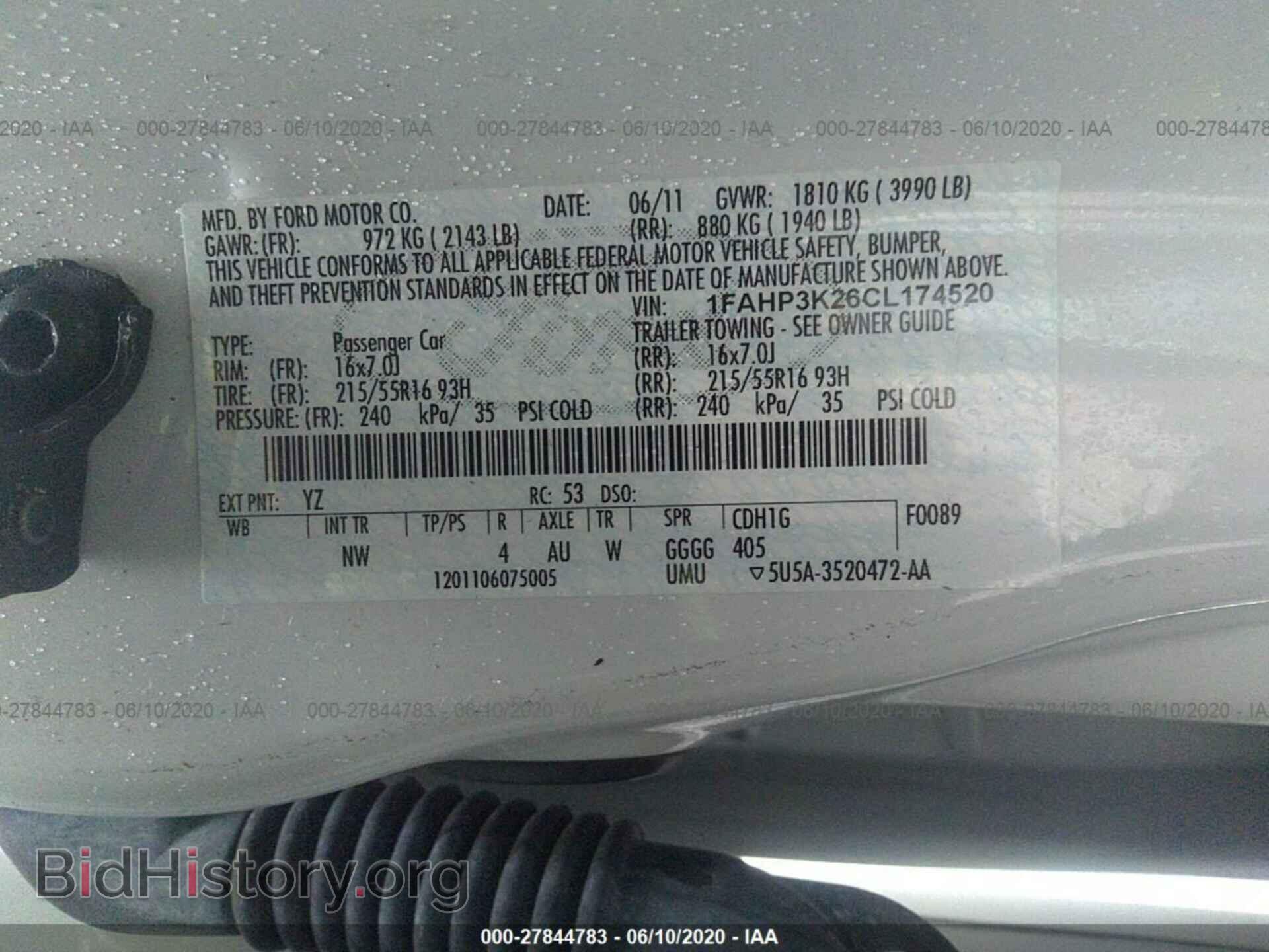 2012 FORD FOCUS - VIN: 1FAHP3K26CL174520 - Photo 9