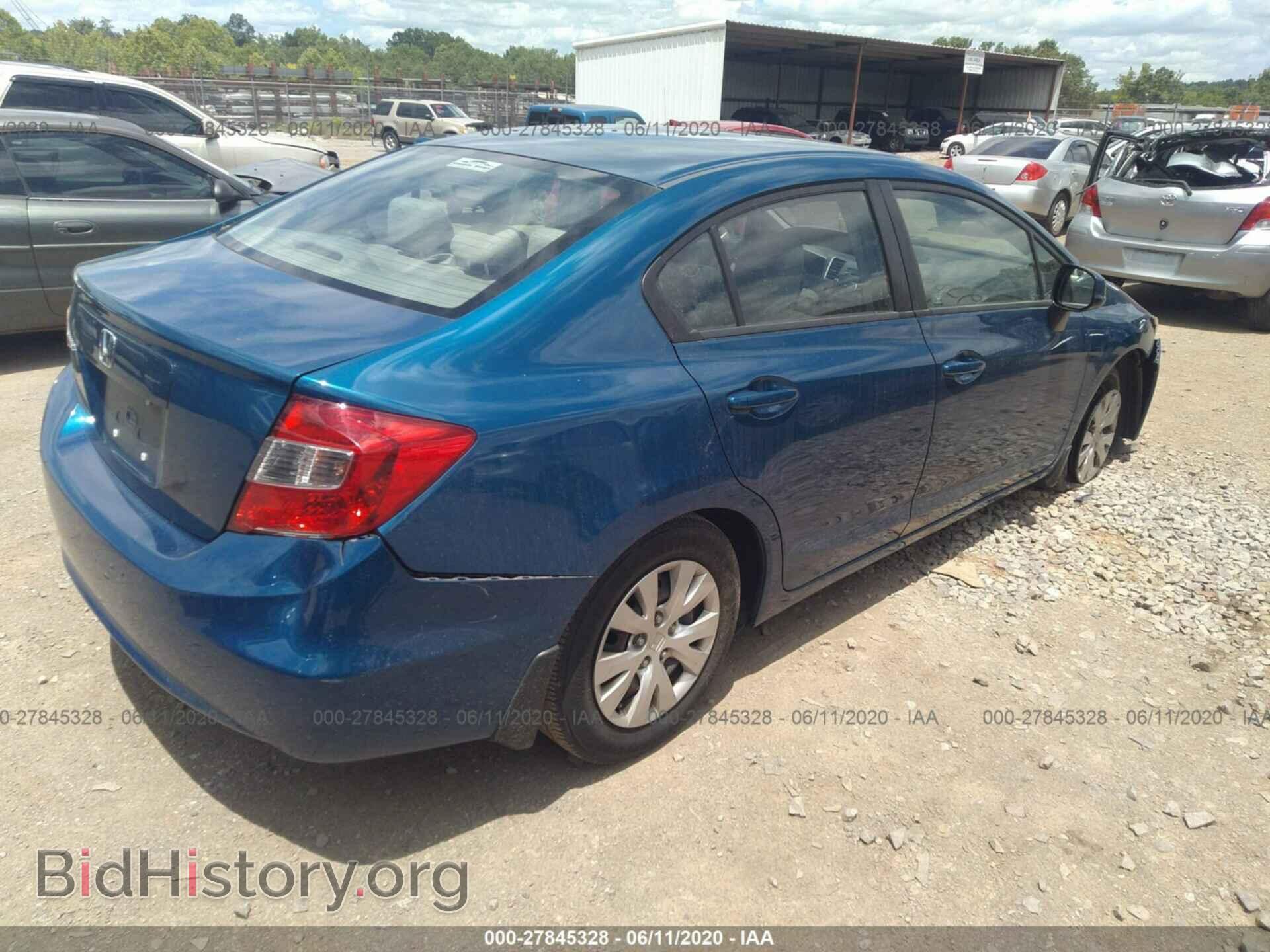 2012 HONDA CIVIC SDN - VIN: 2HGFB2E56CH532309 - Фото 4