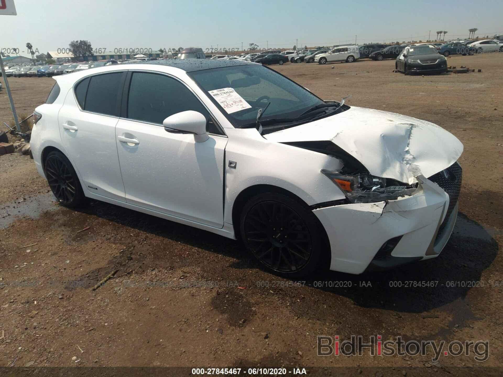 Фотография JTHKD5BH5F2223062 - LEXUS CT 200H 2015