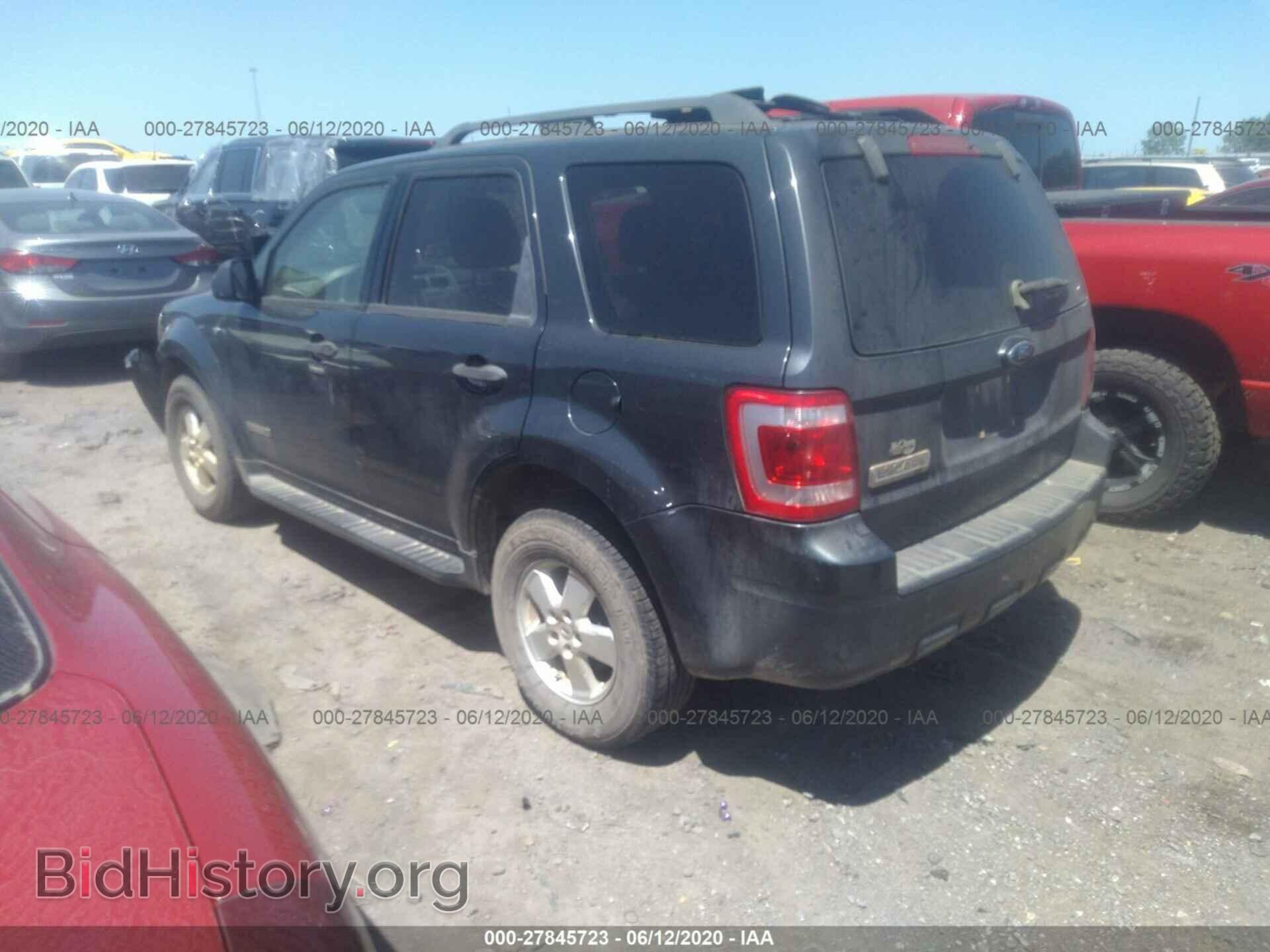 2008 FORD ESCAPE - VIN: 1FMCU03168KC44687 - Фото 3
