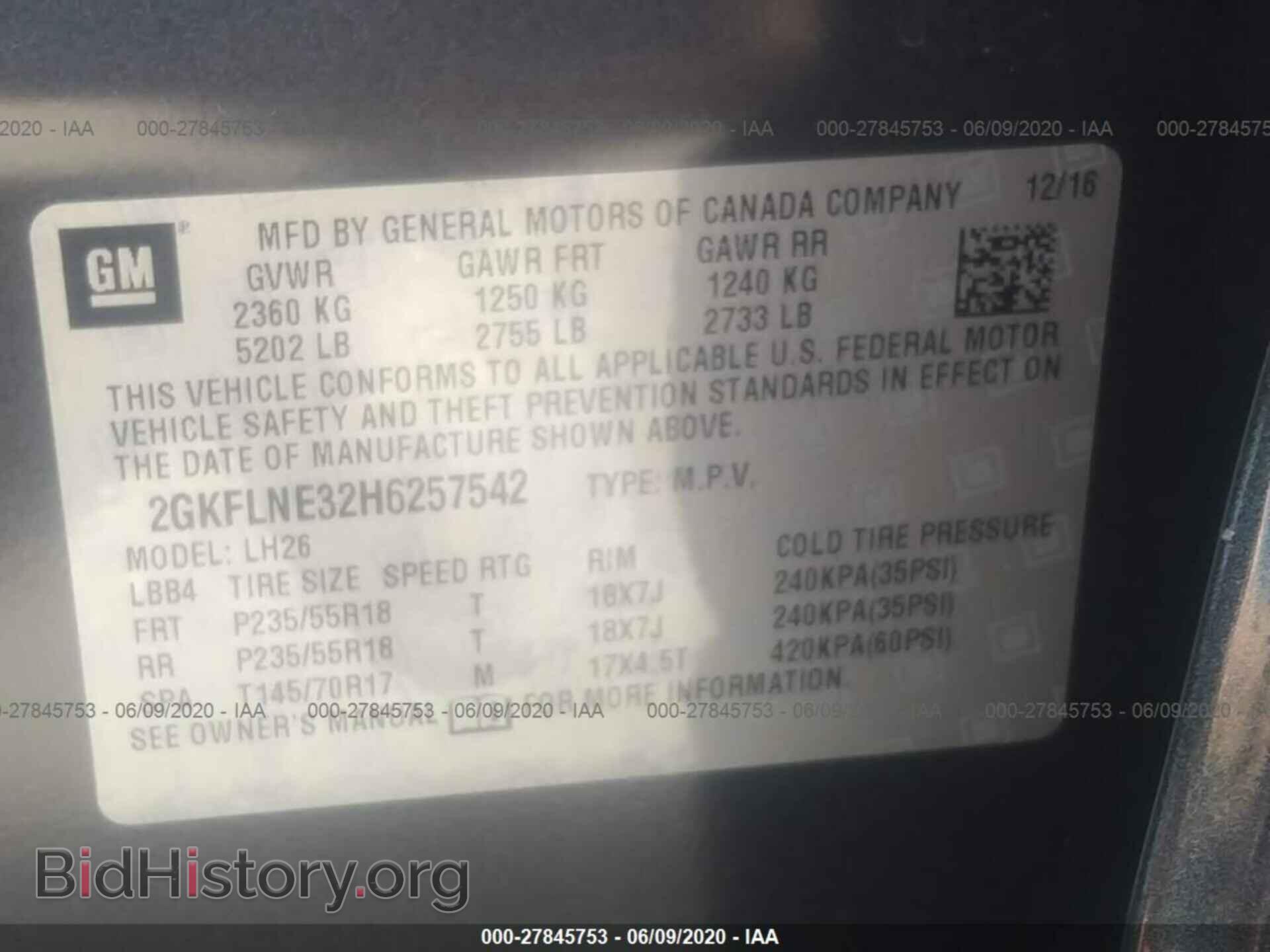 2017 GMC TERRAIN - VIN: 2GKFLNE32H6257542 - Фото 9