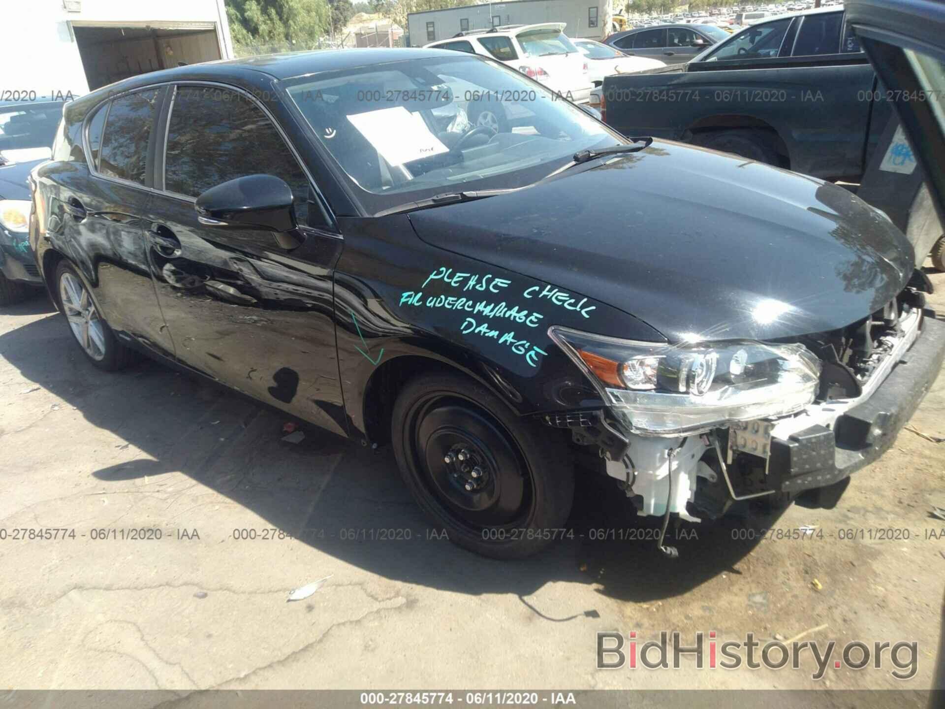 Photo JTHKD5BH3F2221939 - LEXUS CT 200H 2015