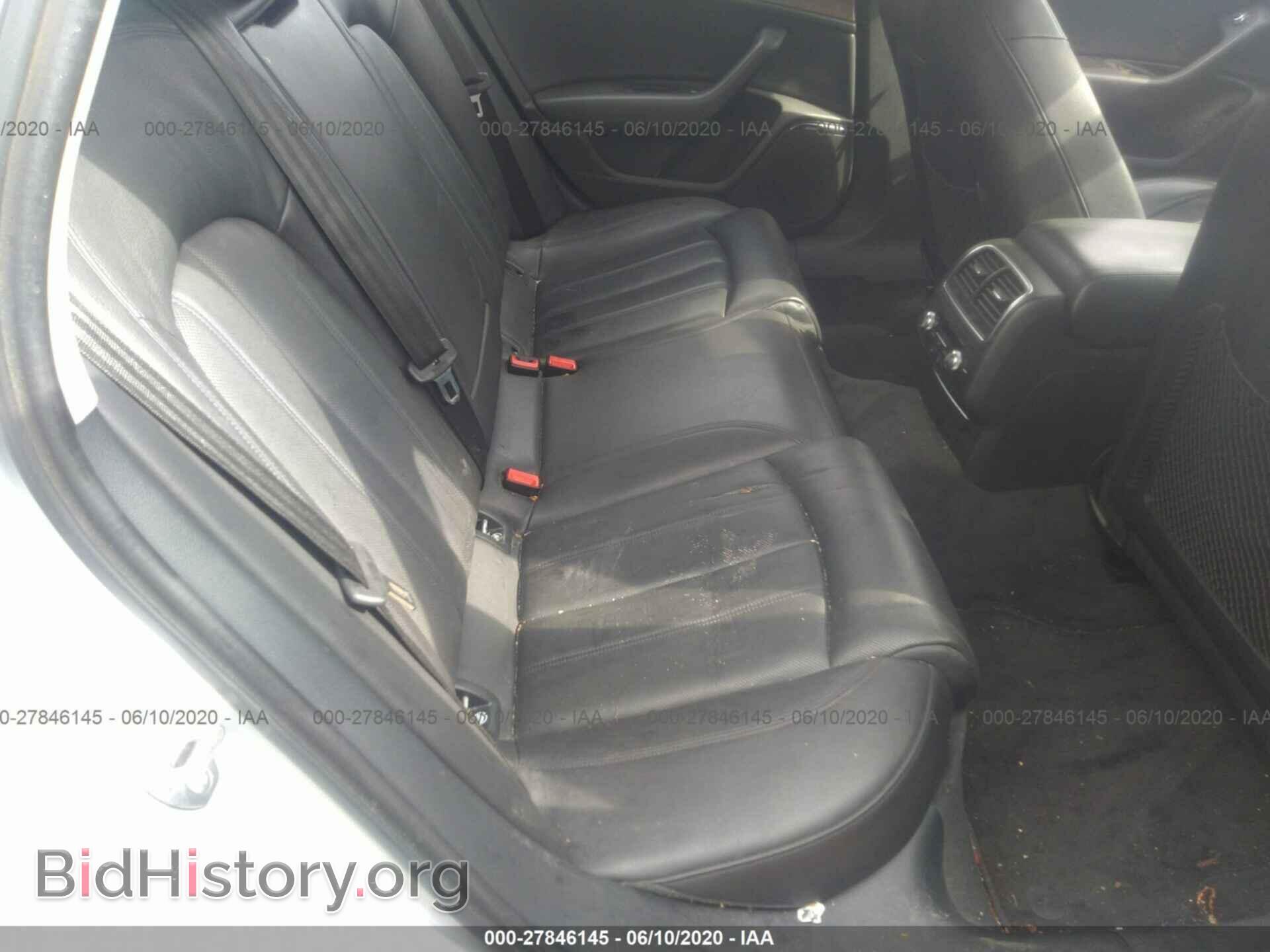 2012 AUDI A6 - VIN: WAUHGAFC8CN054222 - Фото 8