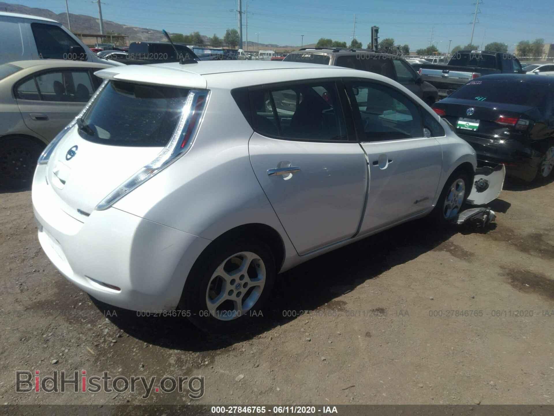 2013 NISSAN LEAF - VIN: 1N4AZ0CP7DC422165 - Фото 4