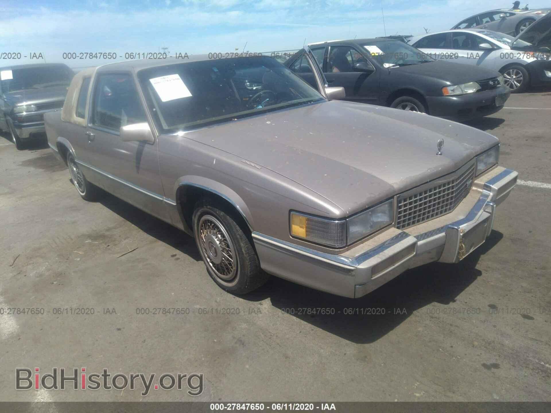 Photo 1G6CD1157K4304586 - CADILLAC DEVILLE 1989