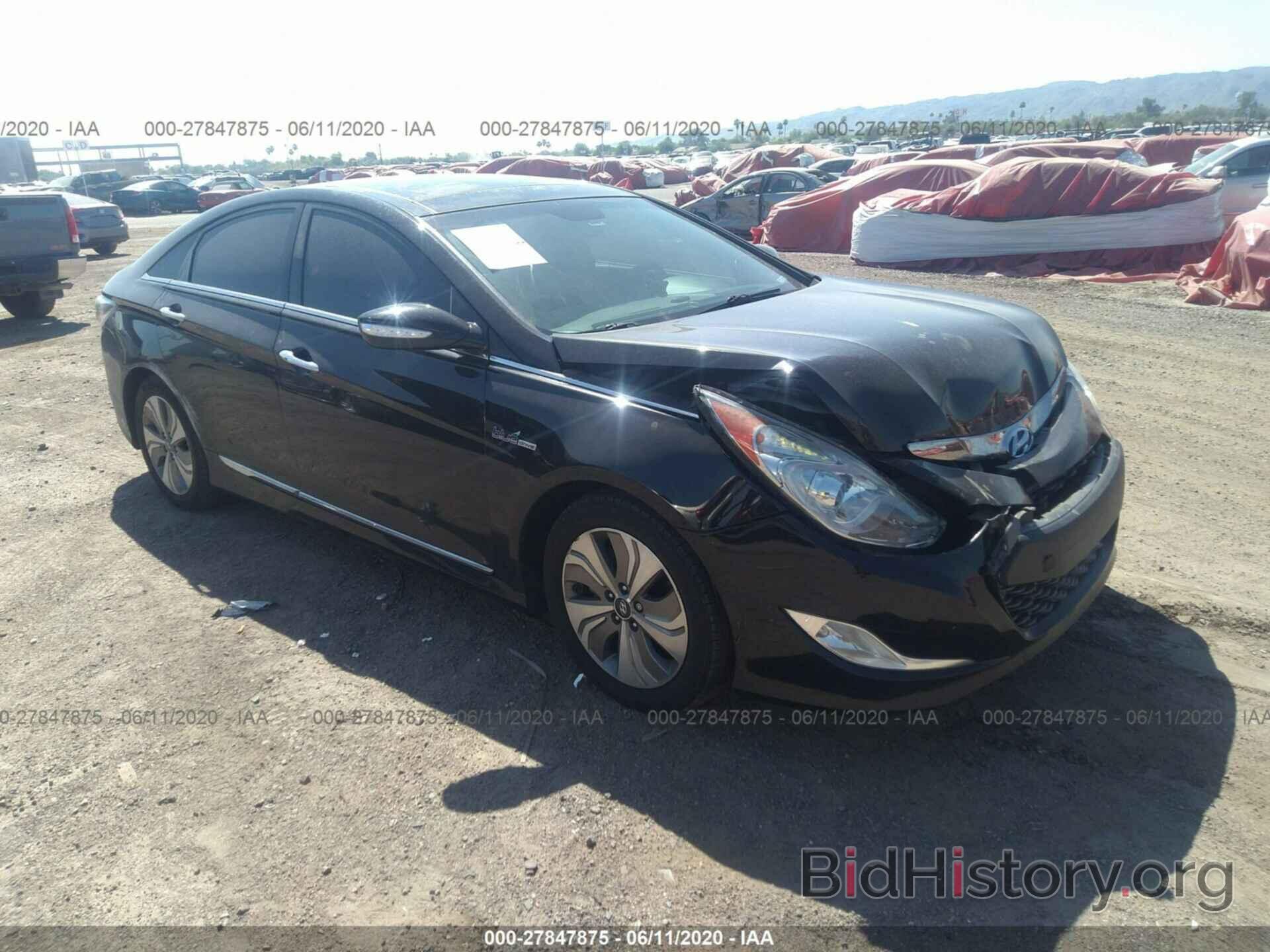 Photo KMHEC4A46FA129347 - HYUNDAI SONATA HYBRID 2015