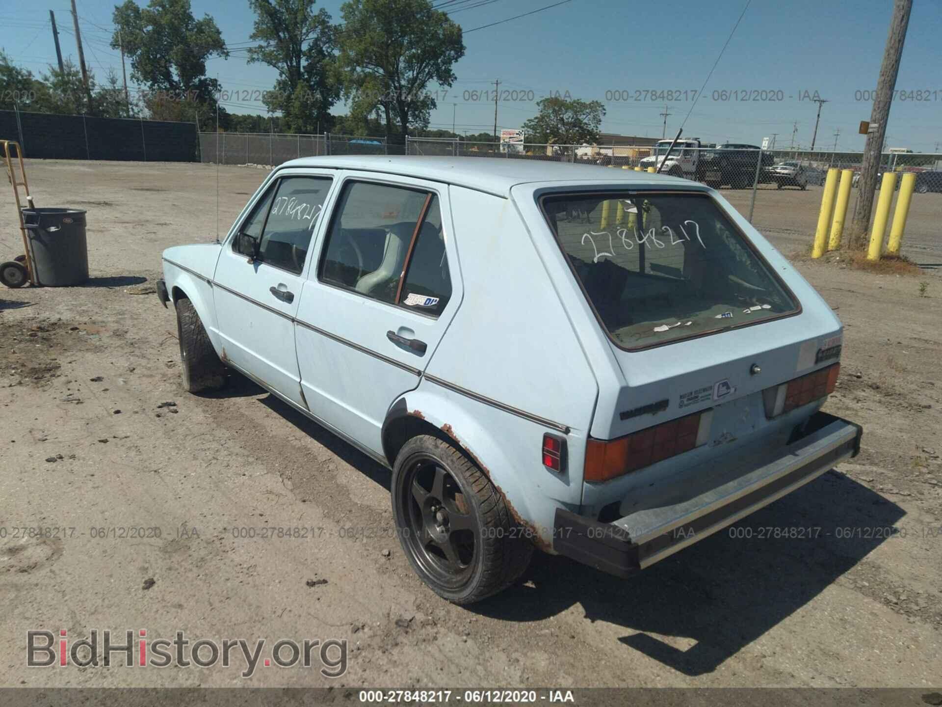1982 VOLKSWAGEN RABBIT - VIN: 1VWFB0176CV004073 - Фото 3