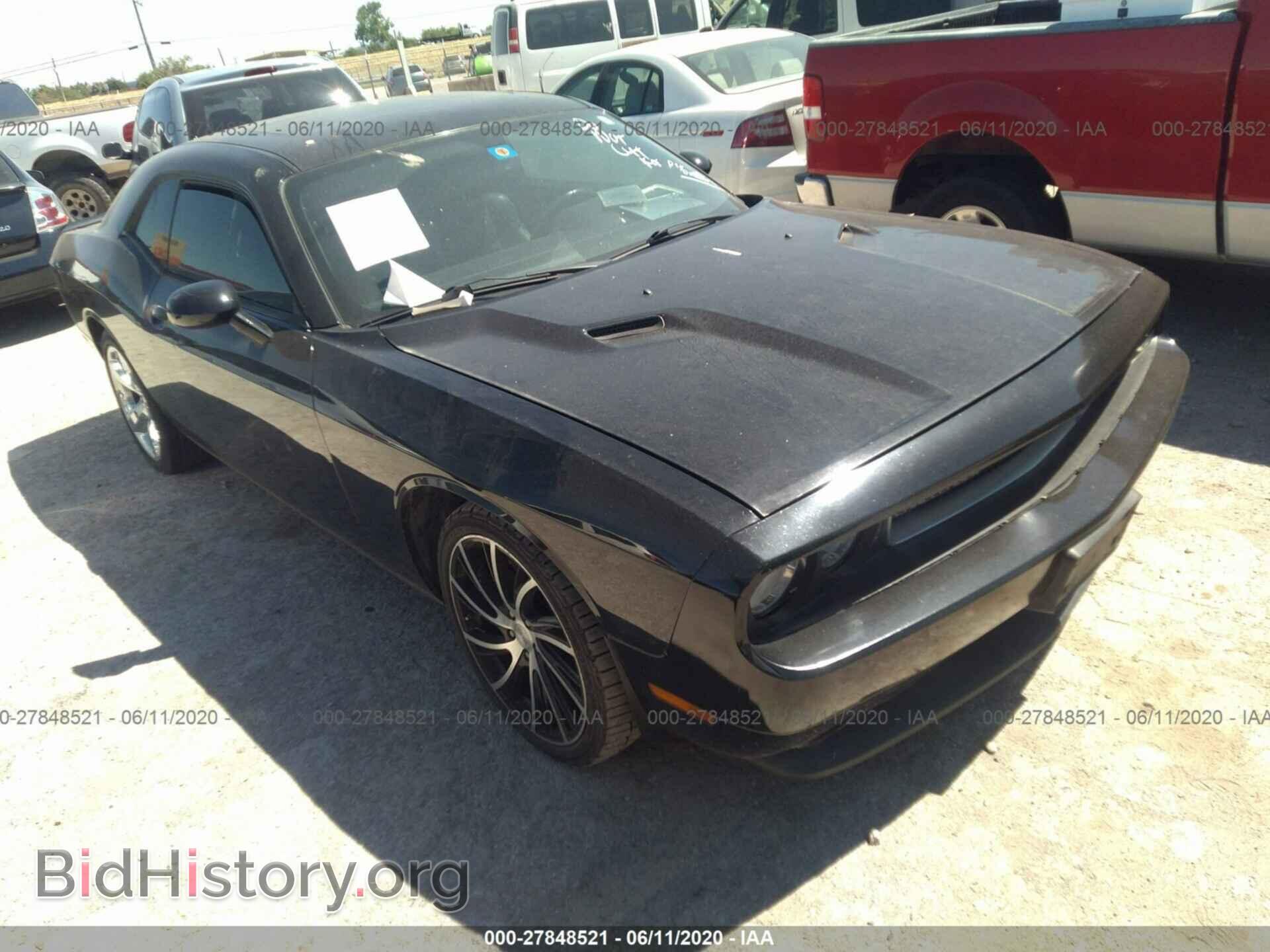 Photo 2C3CDYAGXCH186985 - DODGE CHALLENGER 2012