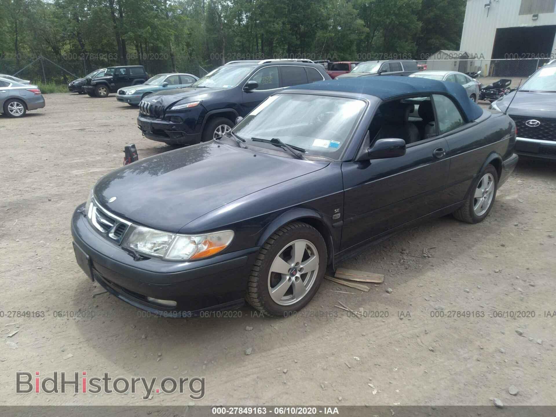 2003 SAAB 9-3 - VIN: YS3DF78KX37012725 - Фото 2