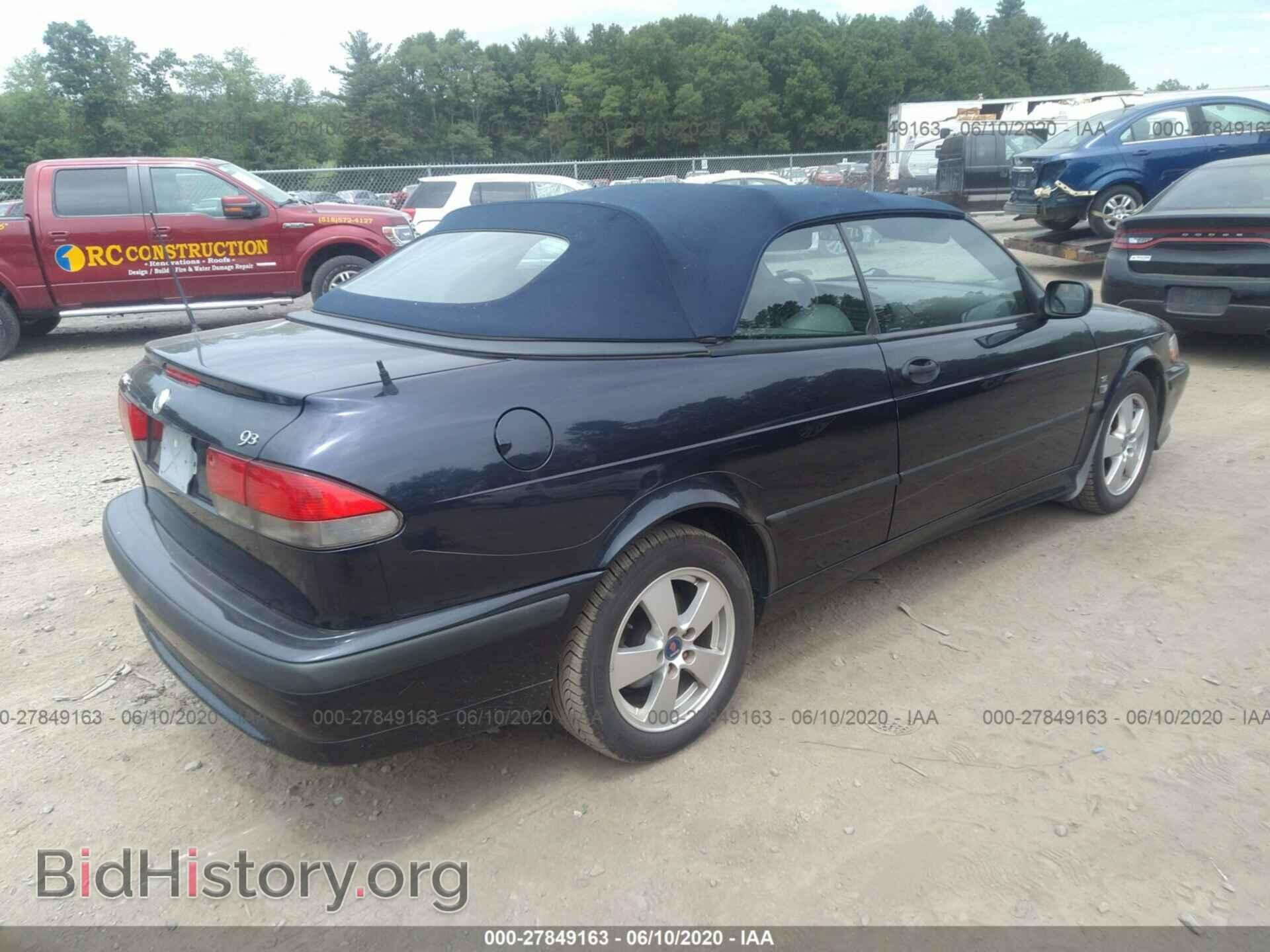 2003 SAAB 9-3 - VIN: YS3DF78KX37012725 - Фото 4
