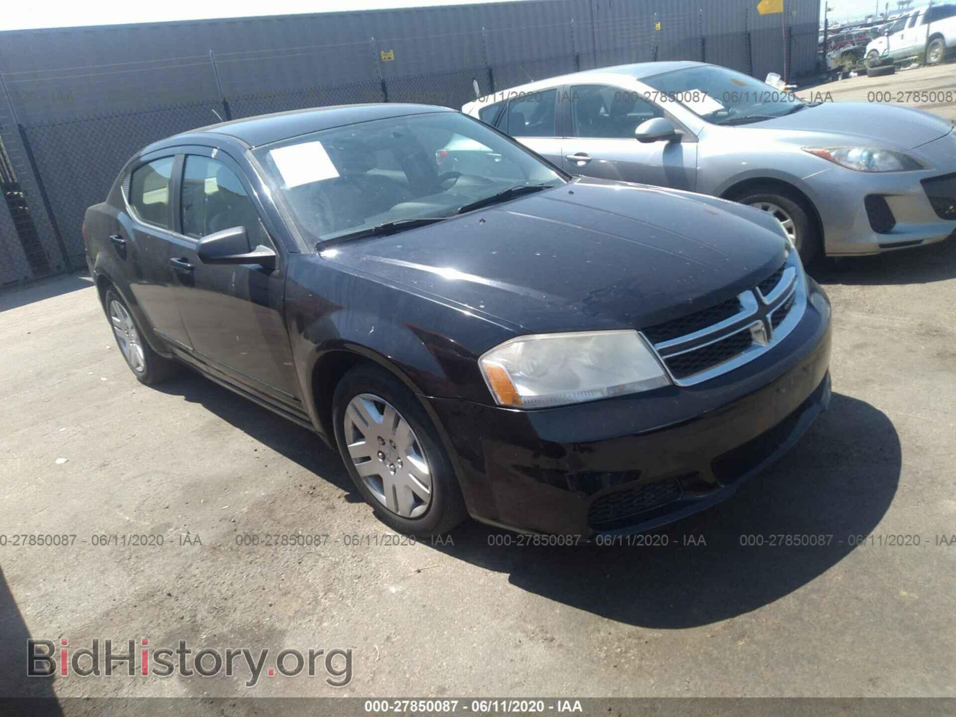 Photo 1C3CDZAG4CN327837 - DODGE AVENGER 2012