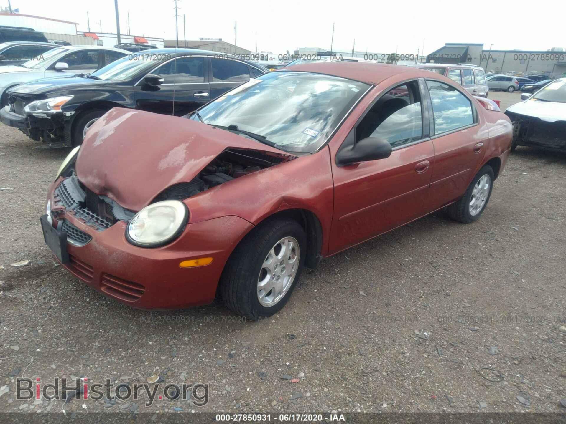 2005 DODGE NEON - VIN: 1B3ES56C05D136189 - Фото 2