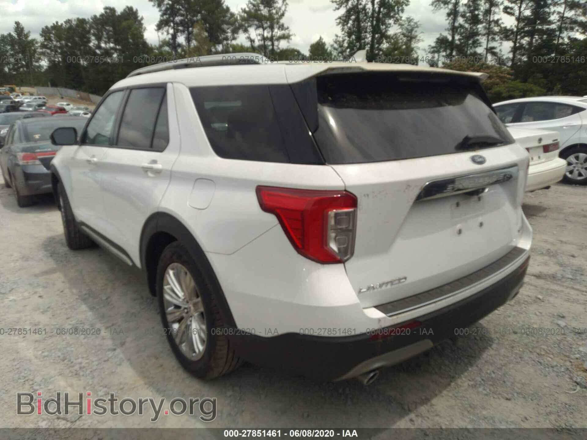 2020 FORD EXPLORER - VIN: 1FMSK7FHXLGB07184 - Фото 3