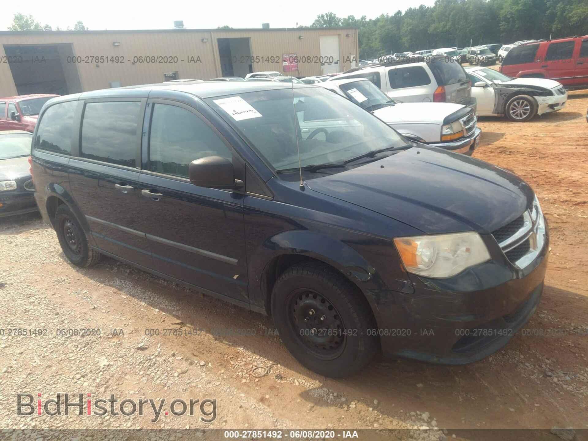 Photo 2C4RDGBG4DR613393 - DODGE GRAND CARAVAN 2013