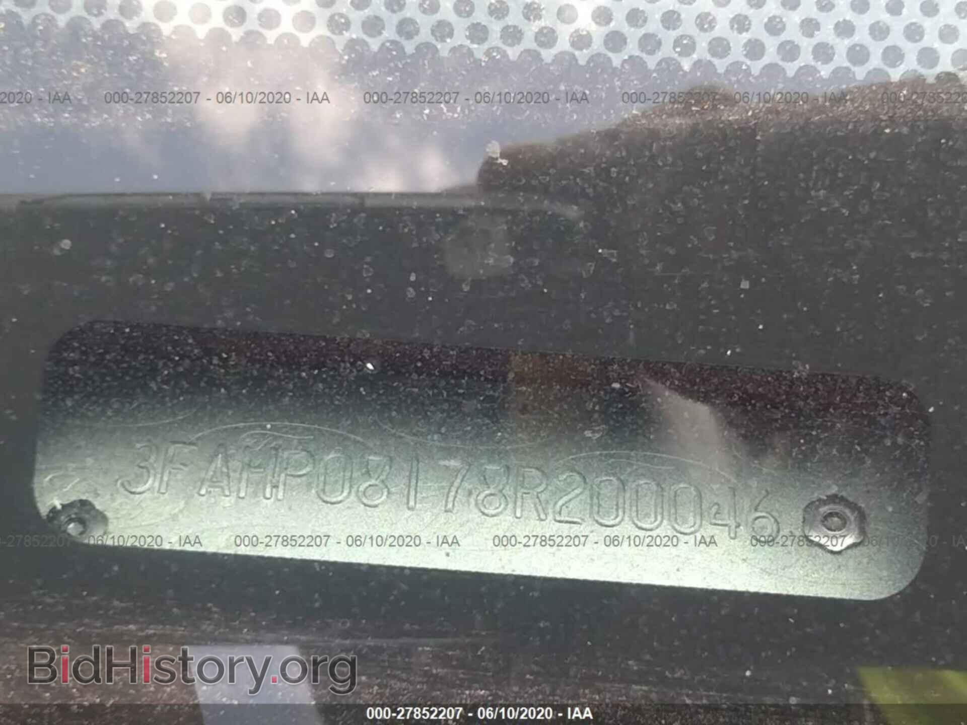 2008 FORD FUSION - VIN: 3FAHP08178R200046 - Фото 9