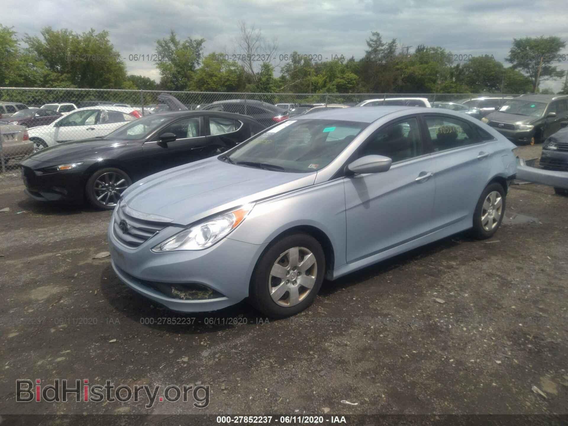 2014 HYUNDAI SONATA - VIN: 5NPEB4AC5EH878694 - Фото 2