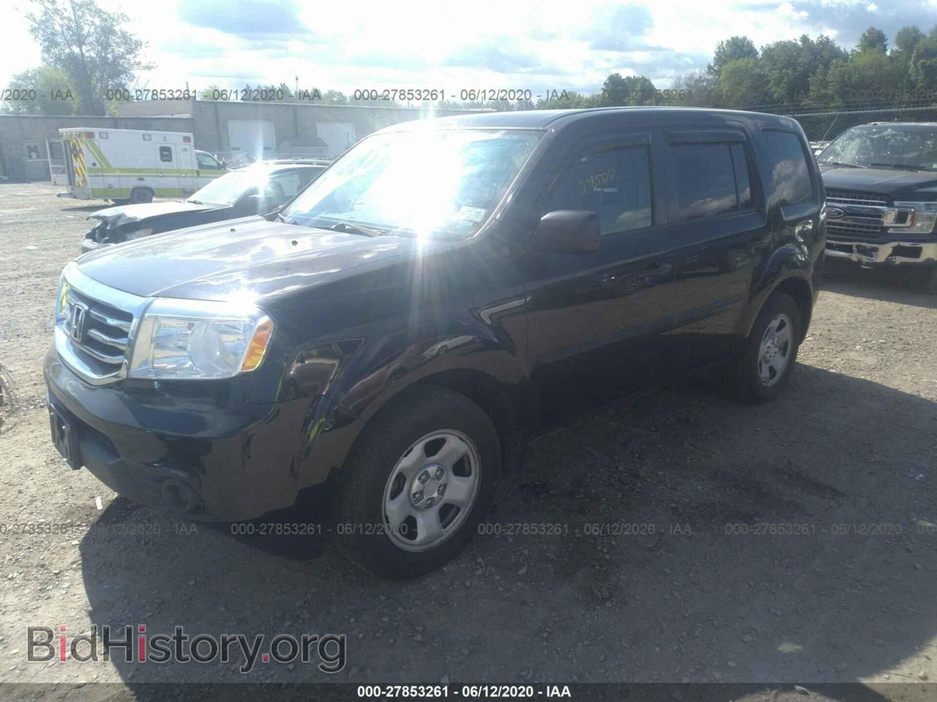 2014 HONDA PILOT - VIN: 5FNYF4H22EB039471 - Фото 2
