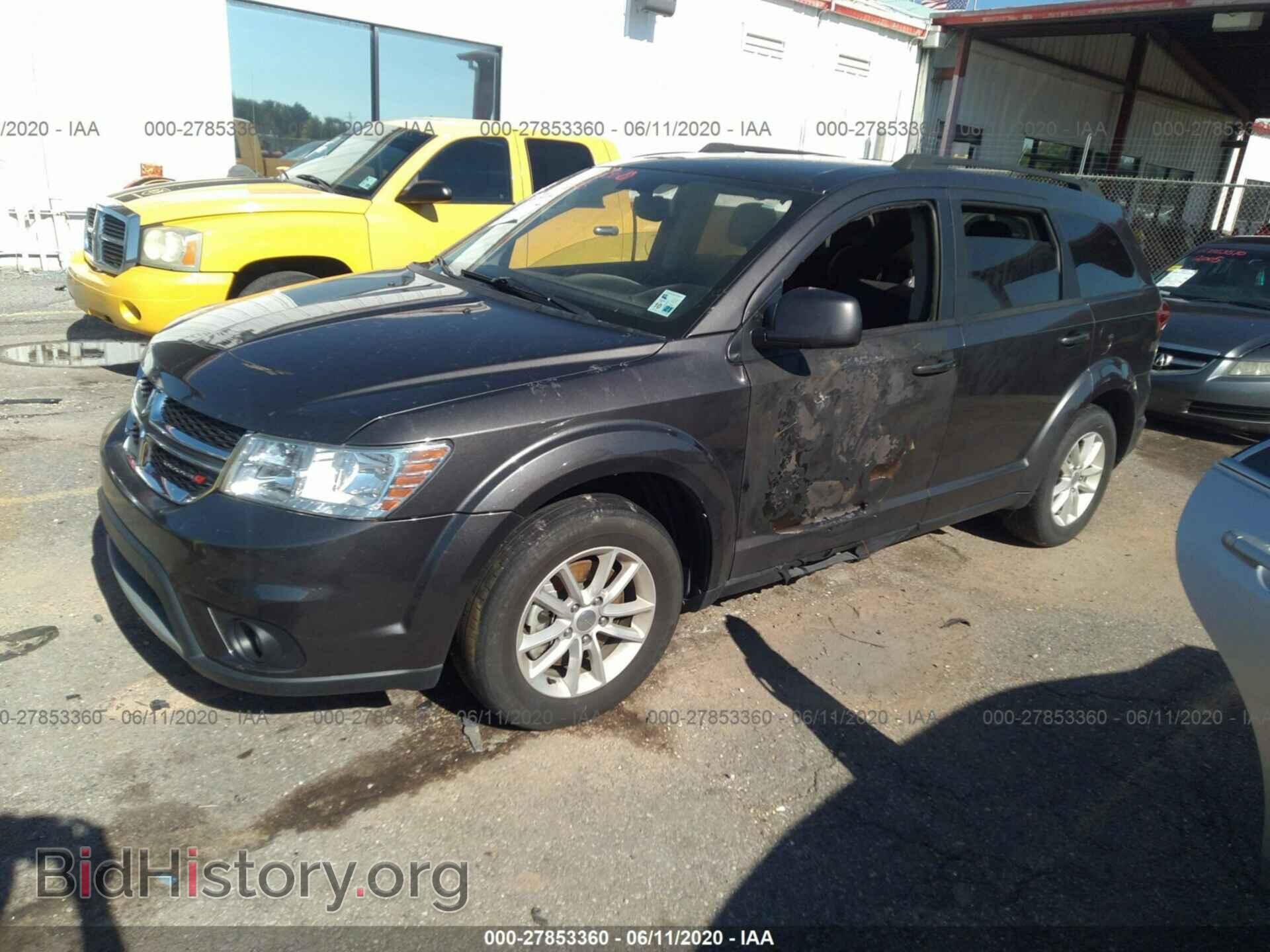 2016 DODGE JOURNEY - VIN: 3C4PDCBB2GT153785 - Фото 2