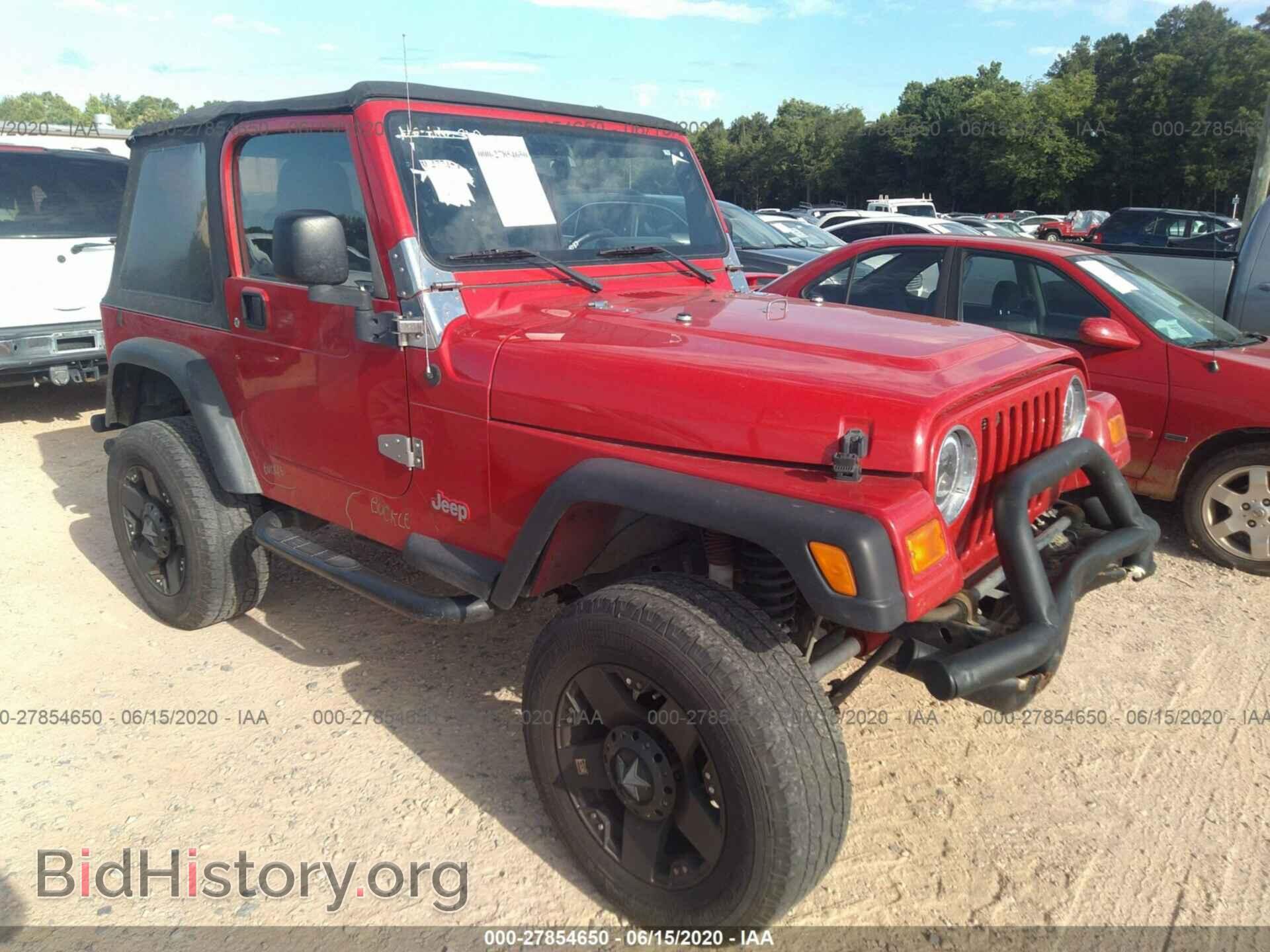 Photo 1J4FA49S03P312960 - JEEP WRANGLER 2003