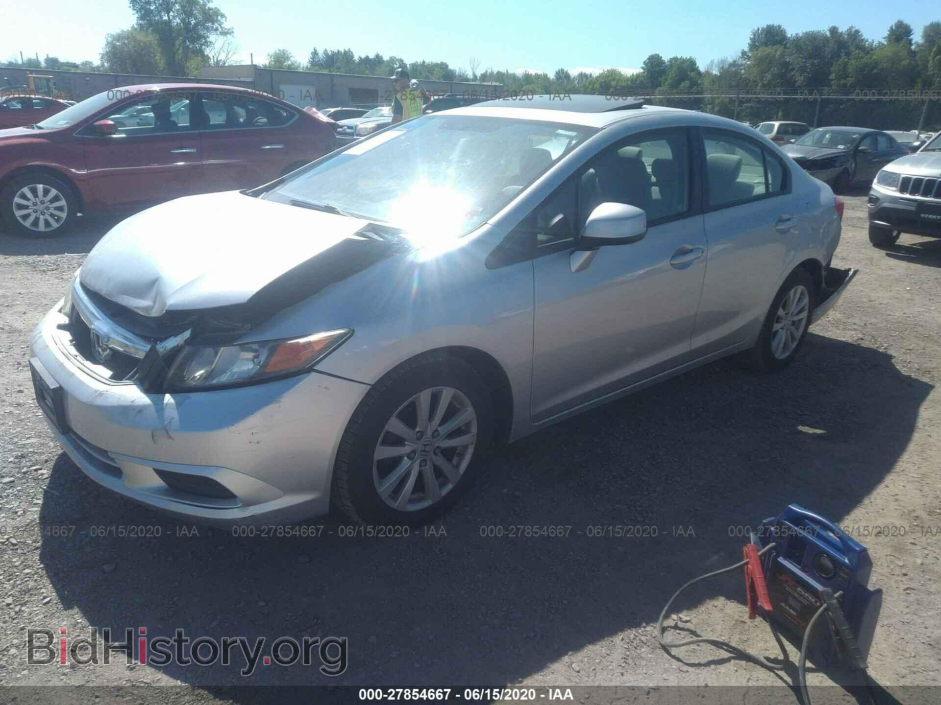 2012 HONDA CIVIC SDN - VIN: 2HGFB2F89CH327396 - Фото 2