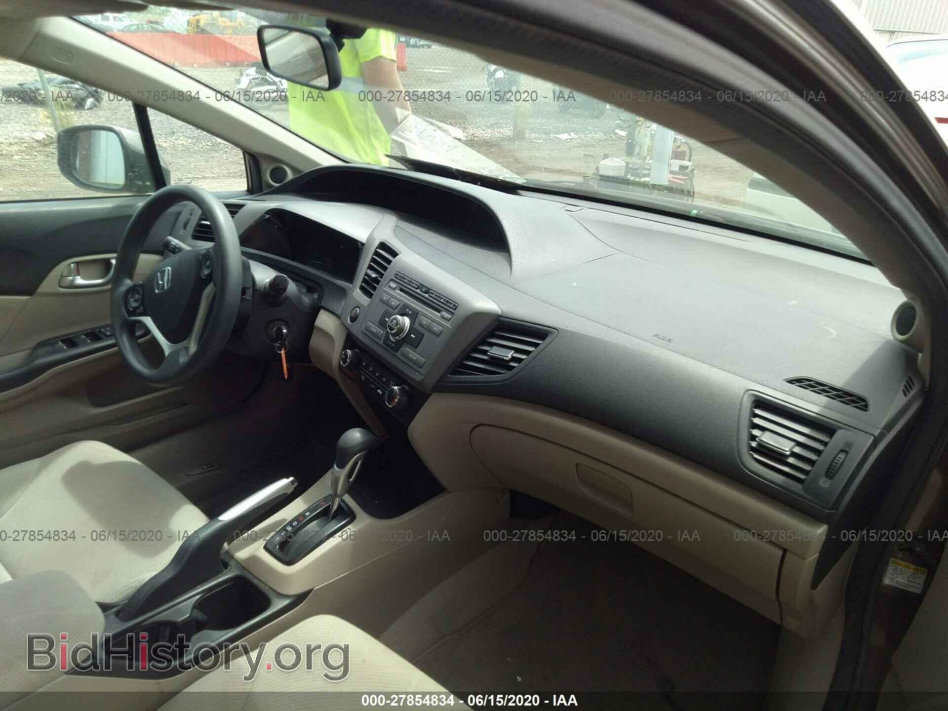2012 HONDA CIVIC SDN - VIN: 2HGFB2F87CH557597 - Фото 5