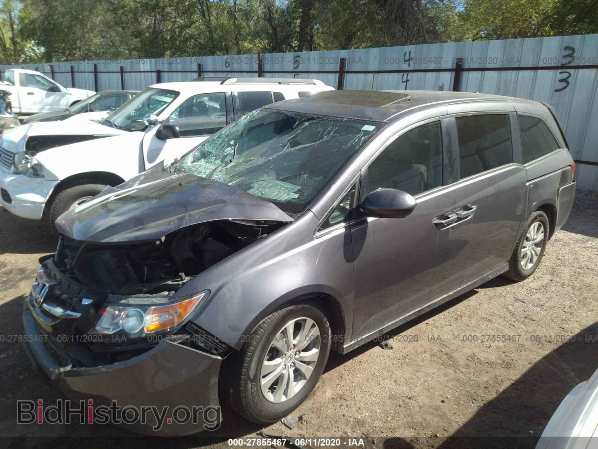 2015 HONDA ODYSSEY - VIN: 5FNRL5H64FB127655 - Фото 2