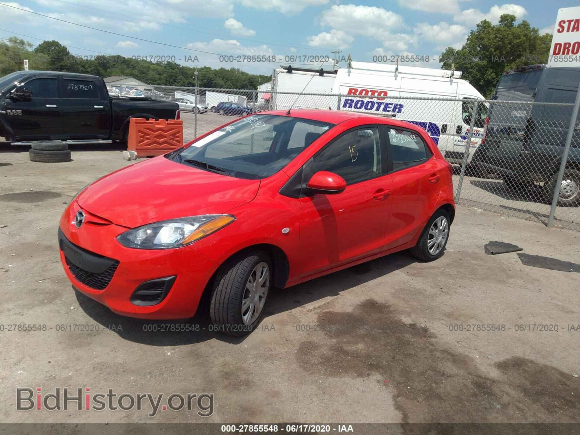 2014 MAZDA MAZDA2 - VIN: JM1DE1KY1E0180947 - Фото 2