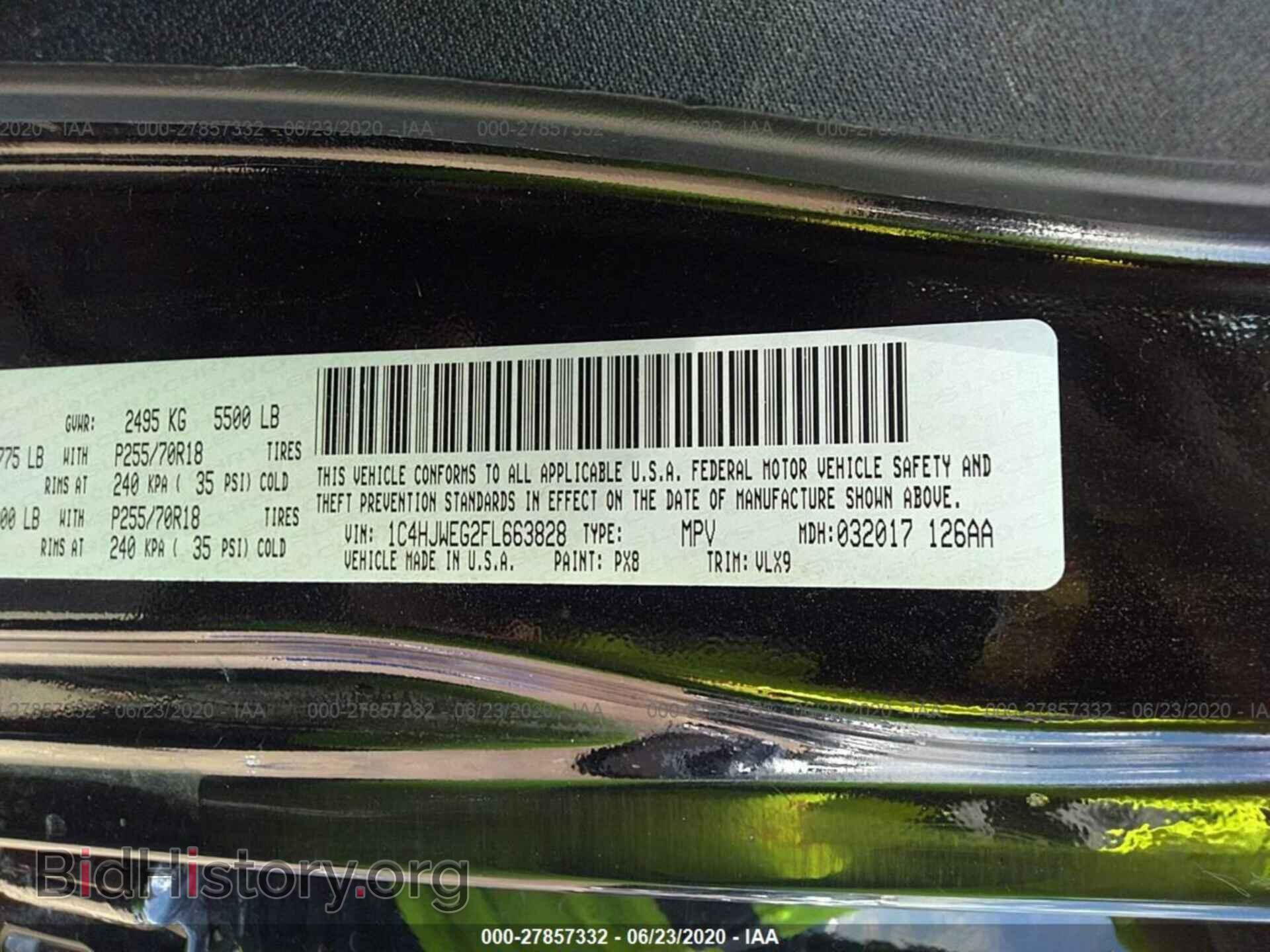 2015 JEEP WRANGLER UNLIMITE - VIN: 1C4HJWEG2FL663828 - Photo 9
