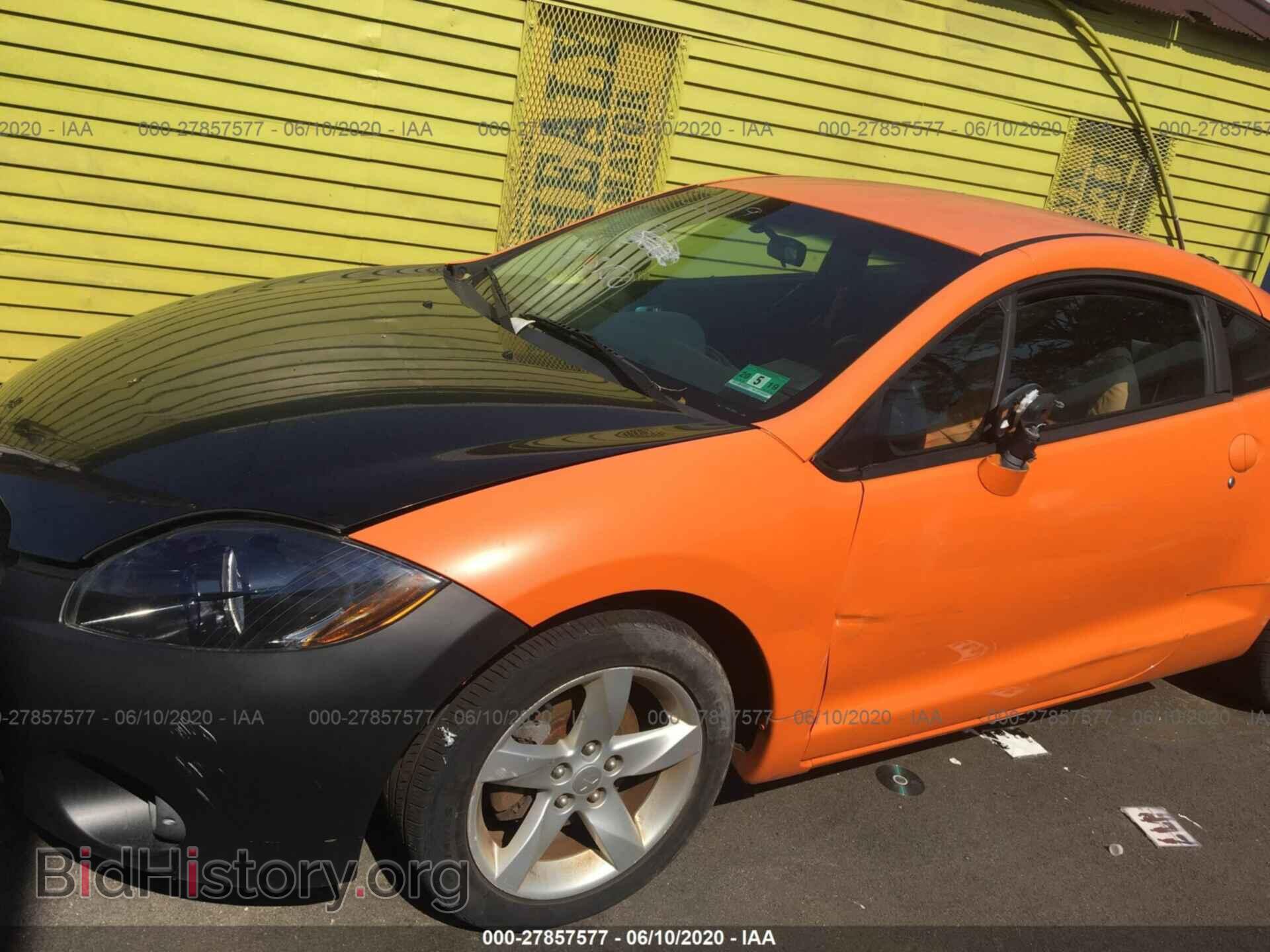 2007 MITSUBISHI ECLIPSE - VIN: 4A3AK24F57E057457 - Фото 2