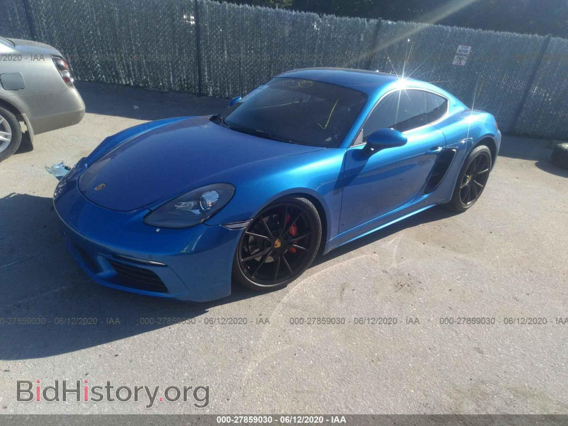 2017 PORSCHE CAYMAN - VIN: WP0AB2A80HS285605 - Фото 2