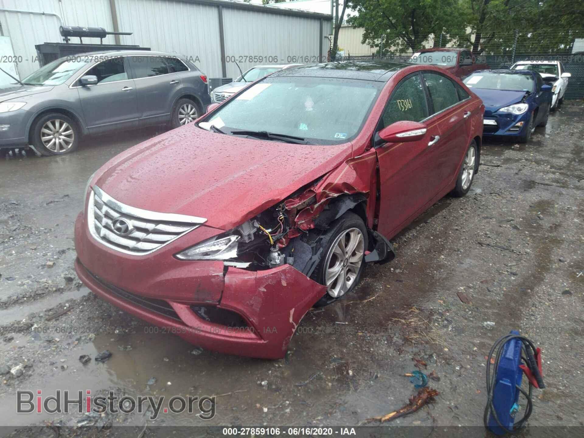 2012 HYUNDAI SONATA - VIN: 5NPEC4AC7CH466495 - Фото 2