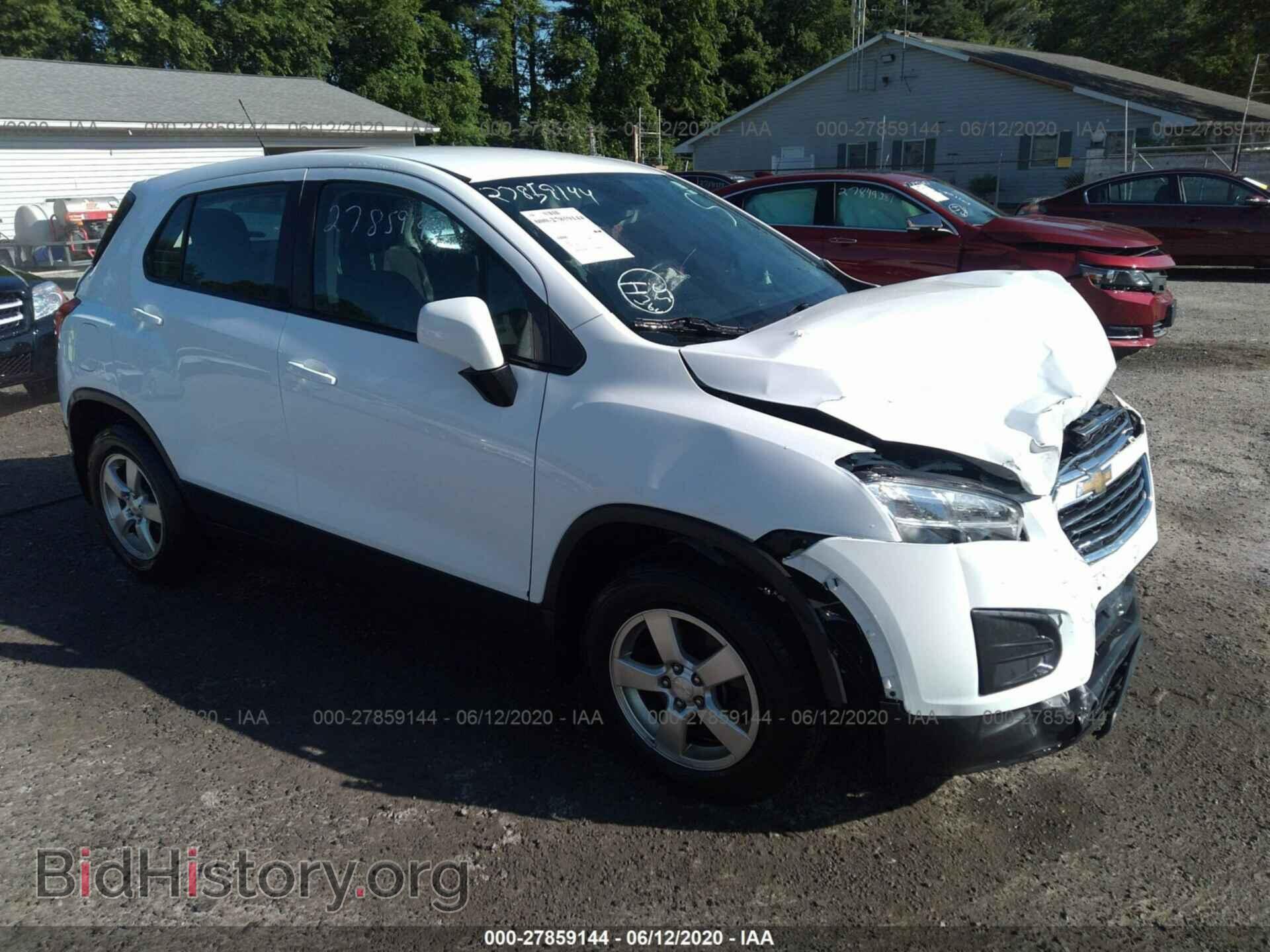 Photo 3GNCJNSB1GL258540 - CHEVROLET TRAX 2016