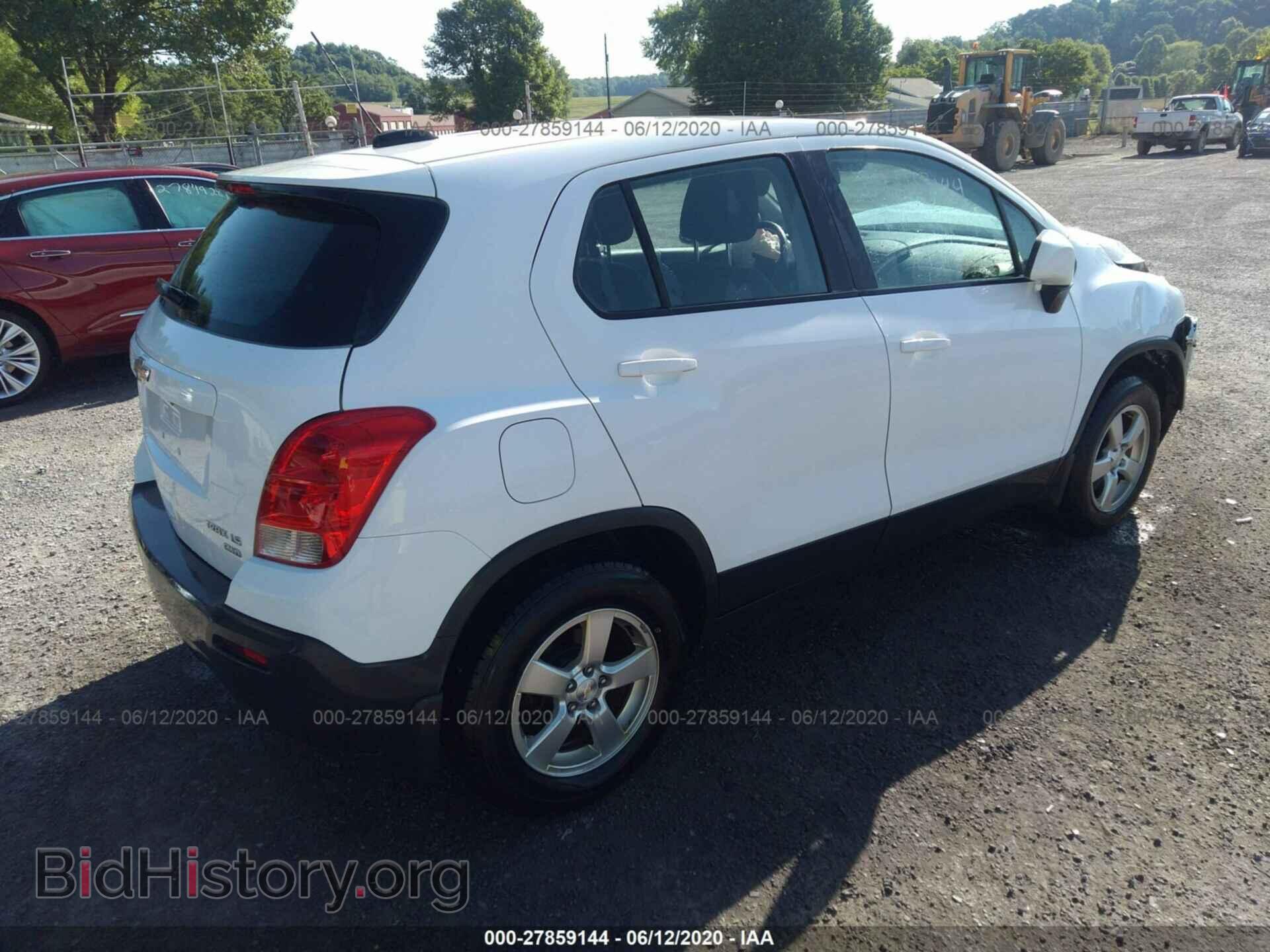 2016 CHEVROLET TRAX - VIN: 3GNCJNSB1GL258540 - Фото 4