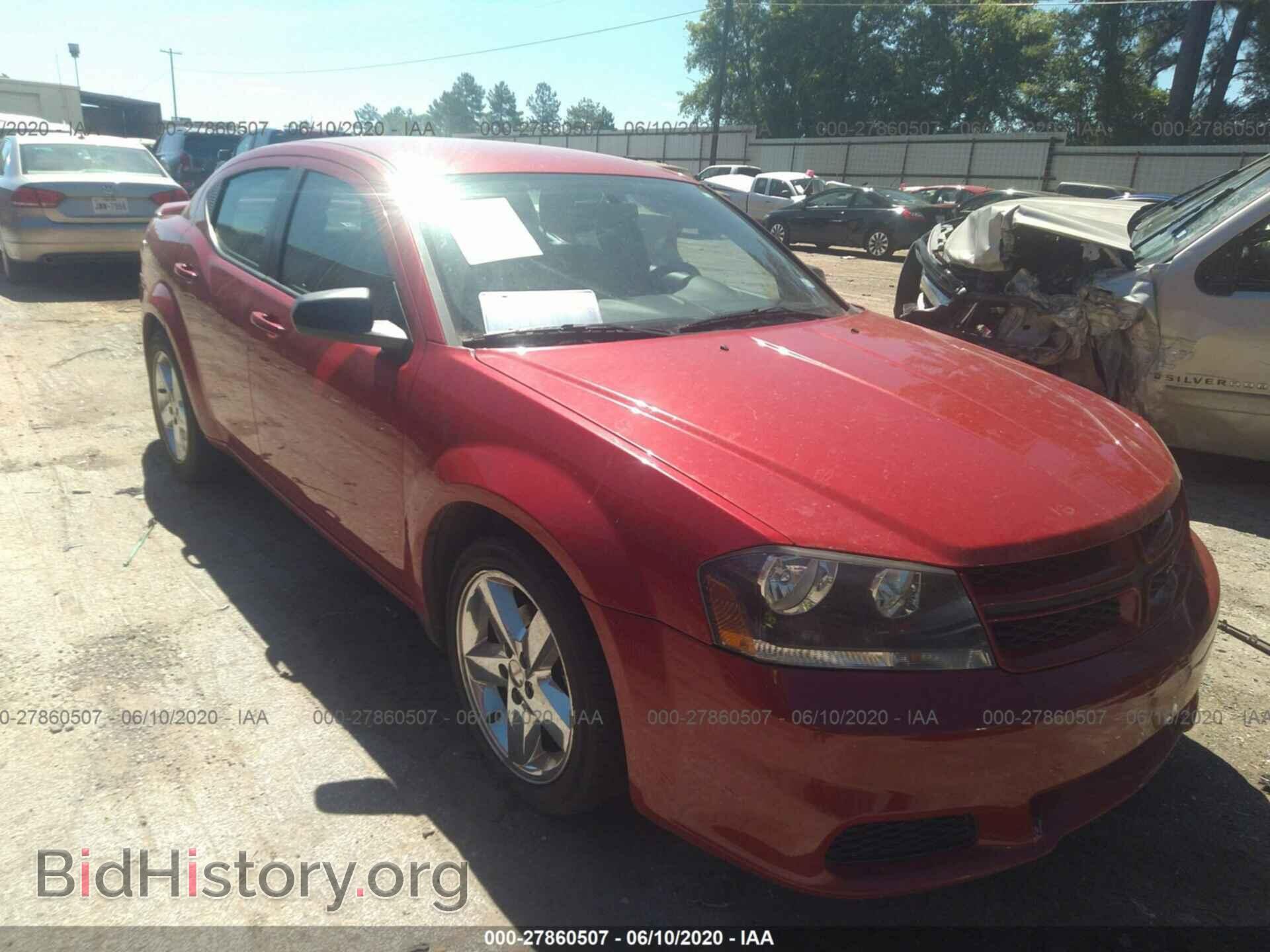 Photo 1C3CDZAB3EN221189 - DODGE AVENGER 2014