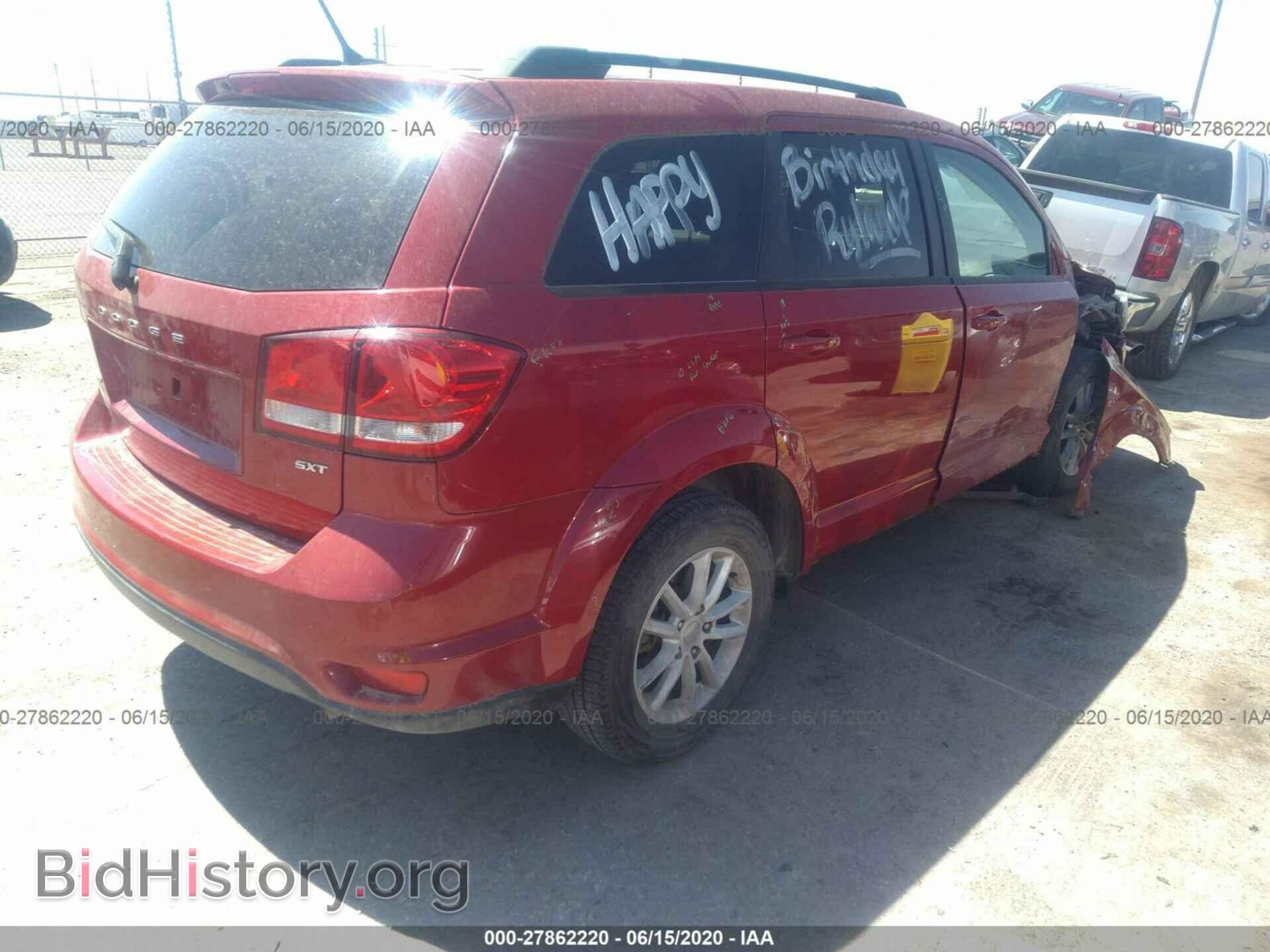 2014 DODGE JOURNEY - VIN: 3C4PDCBB0ET180836 - Фото 4