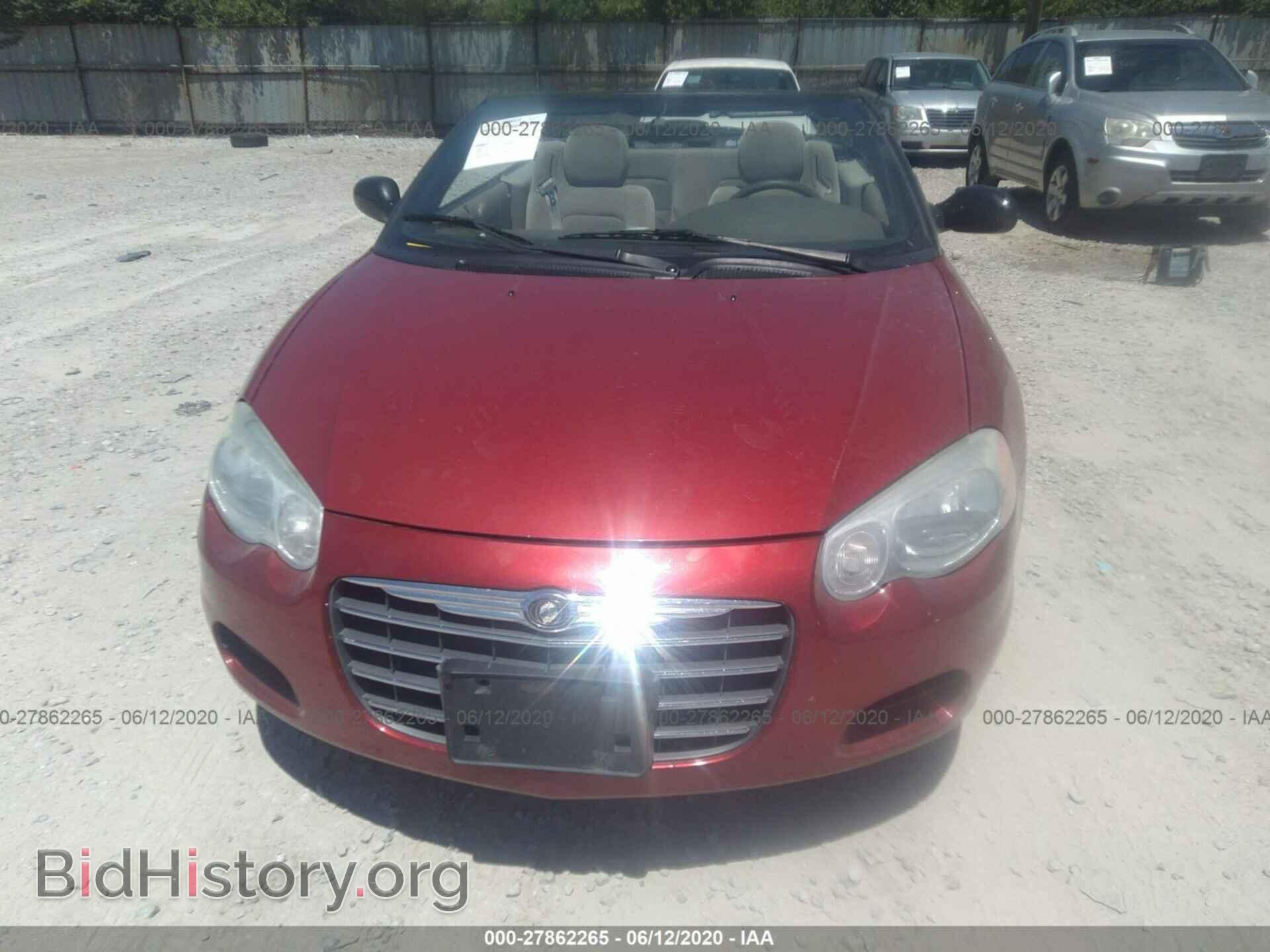 2004 CHRYSLER SEBRING - VIN: 1C3EL75R34N115928 - Фото 6