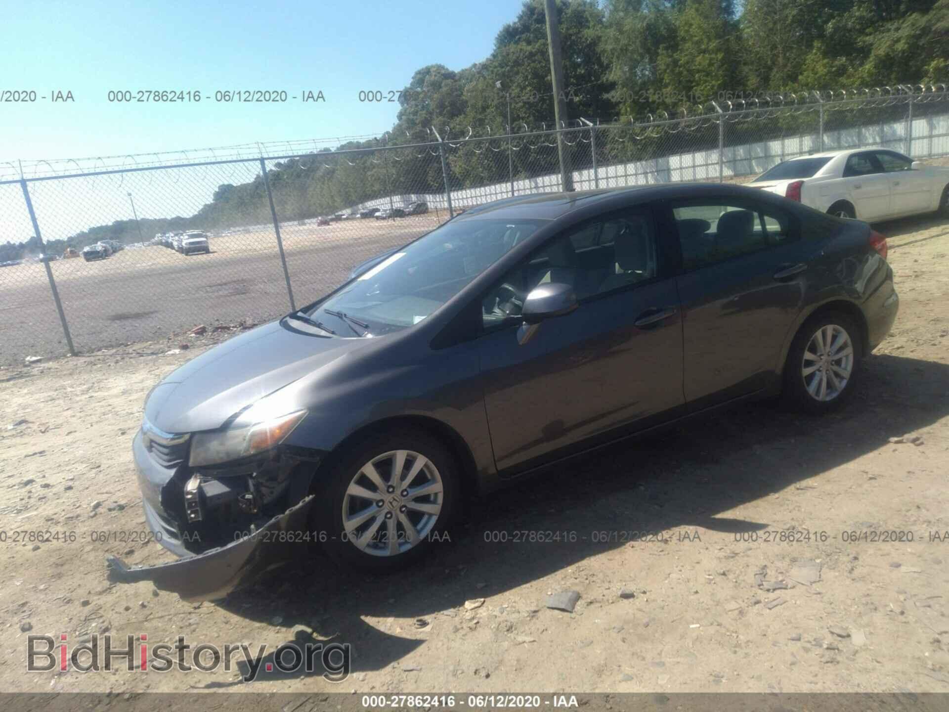 2012 HONDA CIVIC SDN - VIN: 2HGFB2F81CH588148 - Фото 2