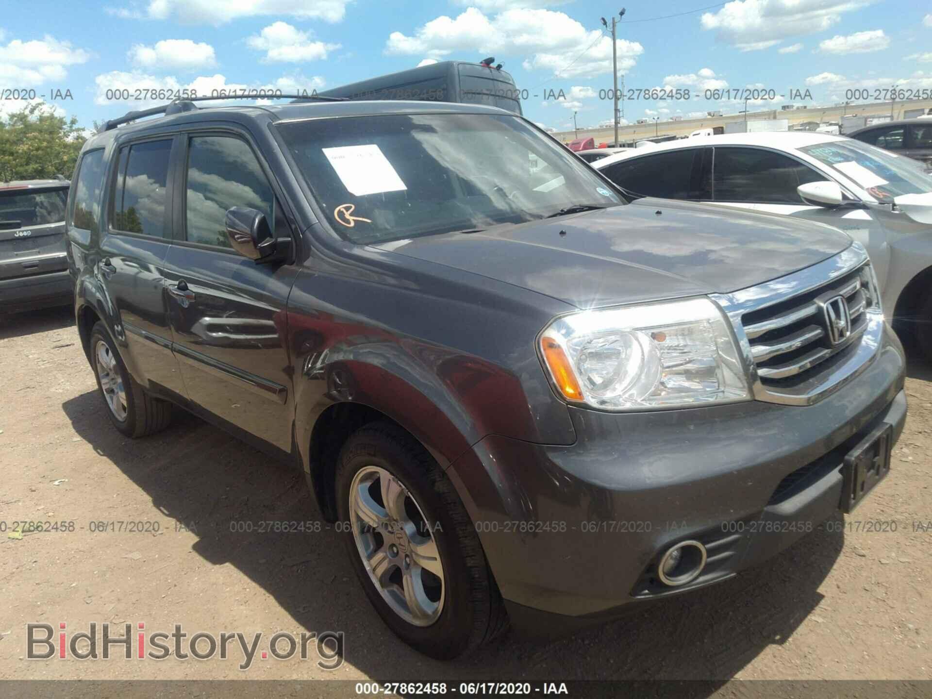 Photo 5FNYF4H55CB047930 - HONDA PILOT 2012