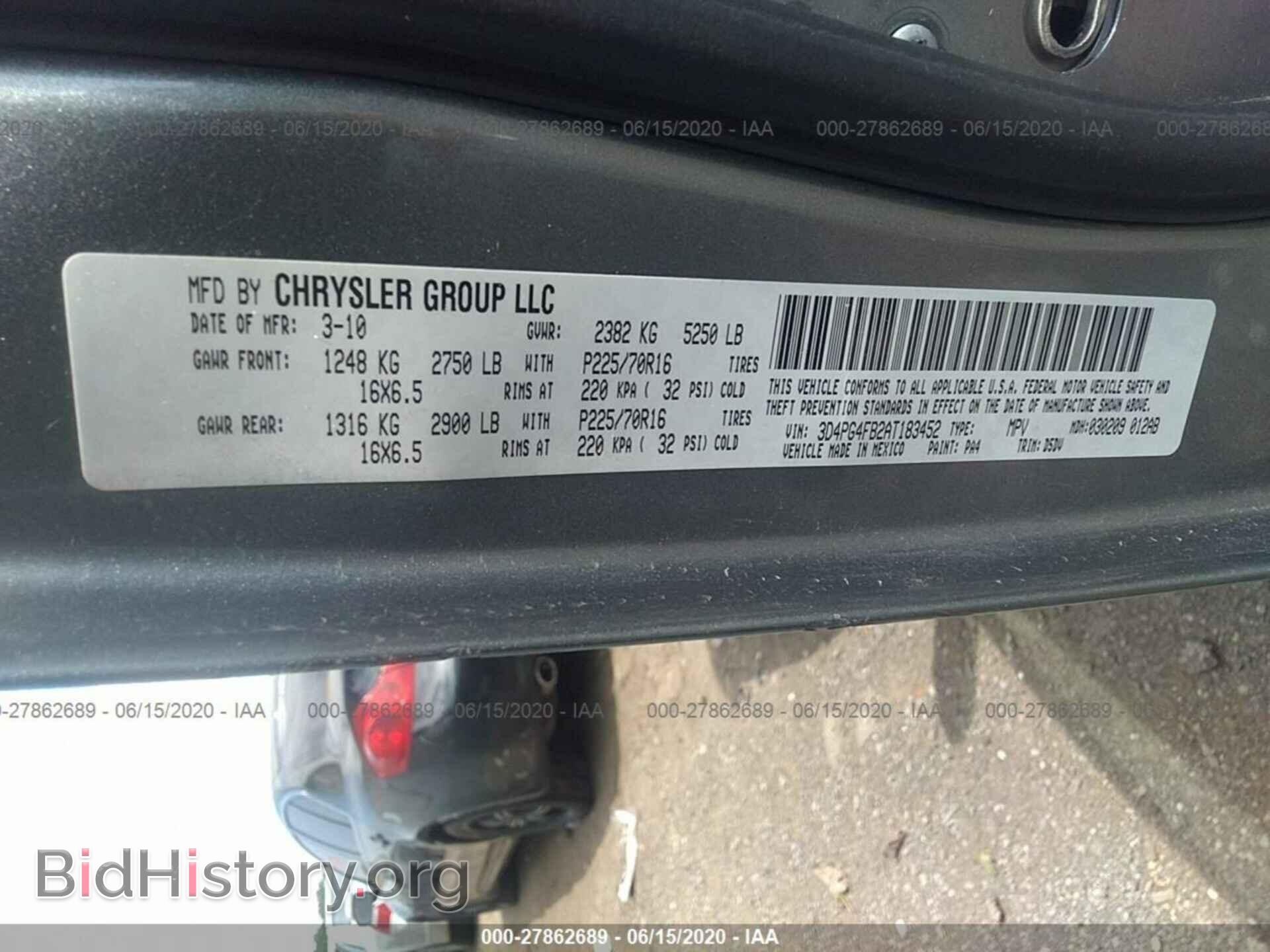 2010 DODGE JOURNEY - VIN: 3D4PG4FB2AT183452 - Фото 9