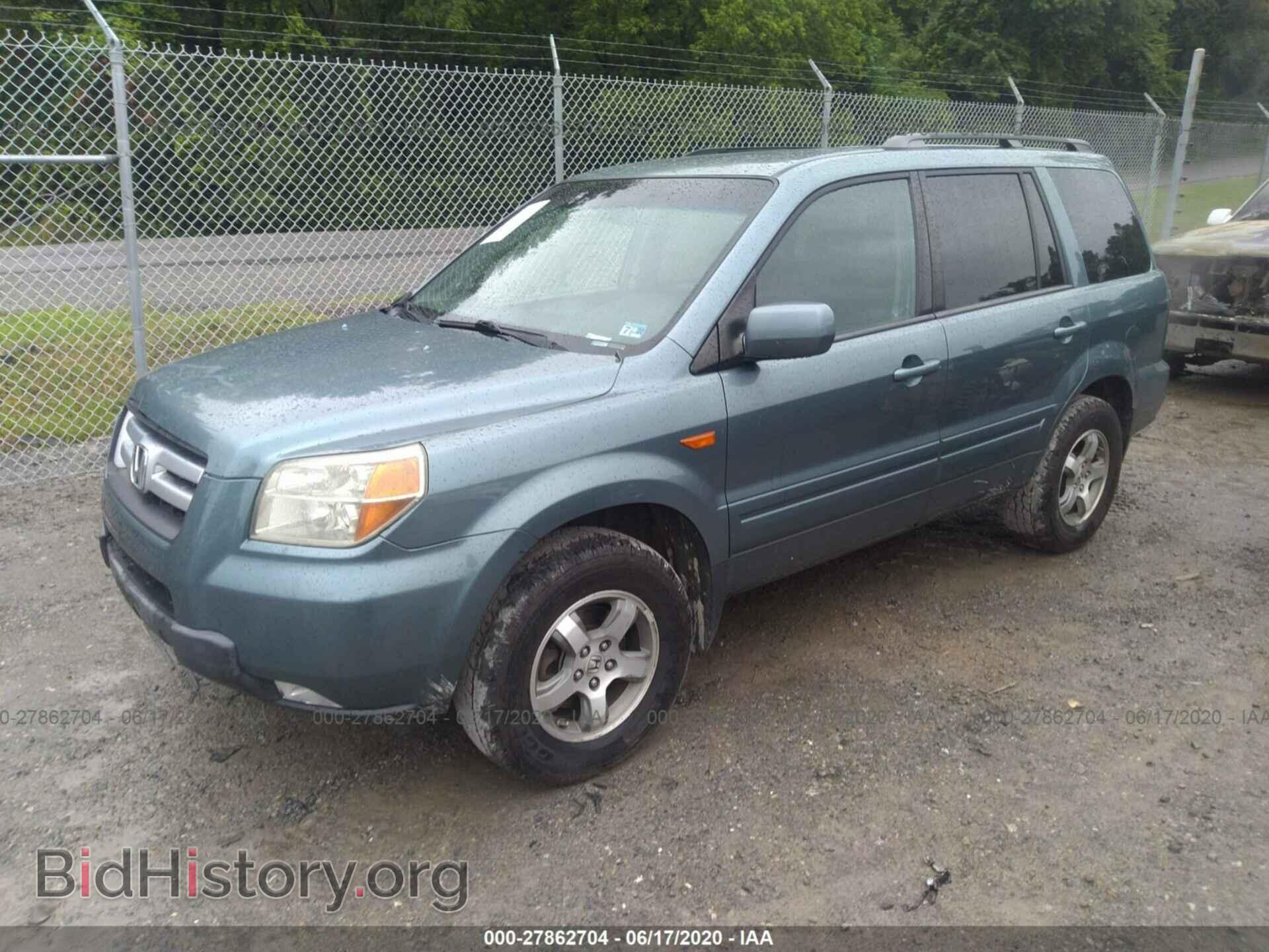 2007 HONDA PILOT - VIN: 2HKYF18457H500411 - Фото 2