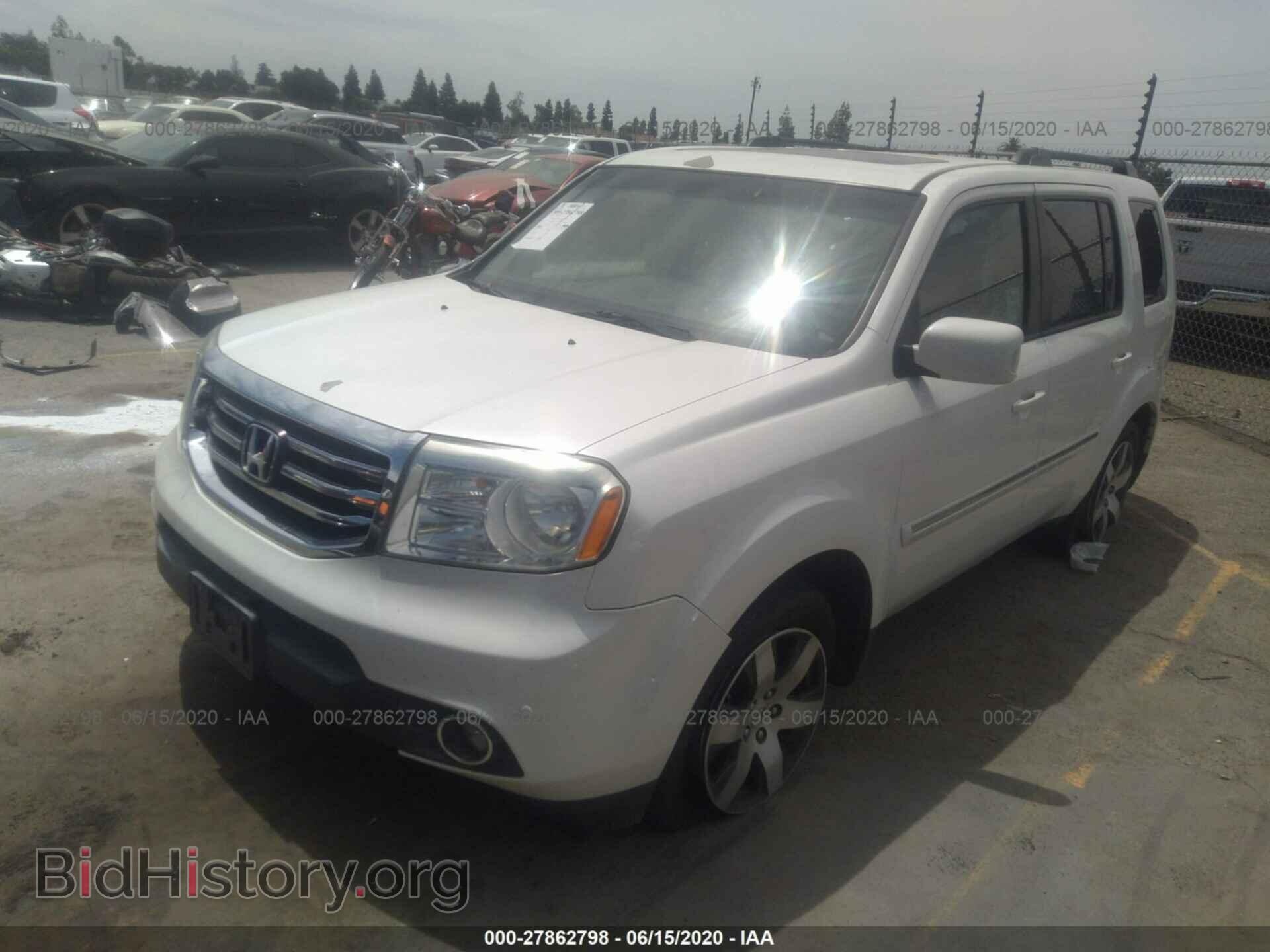 2012 HONDA PILOT - VIN: 5FNYF3H97CB013825 - Фото 2