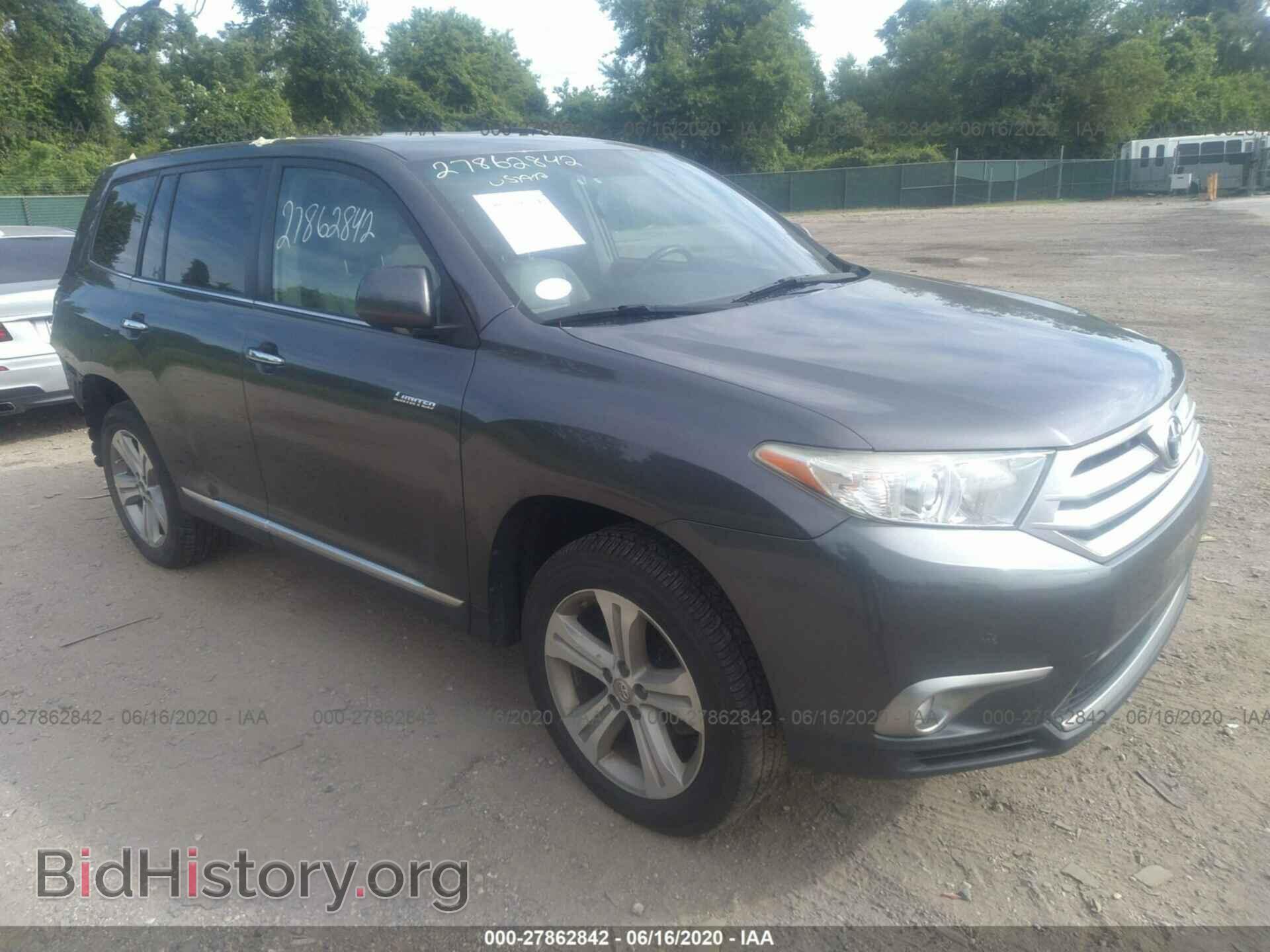 Фотография 5TDDK3EH8DS205788 - TOYOTA HIGHLANDER 2013
