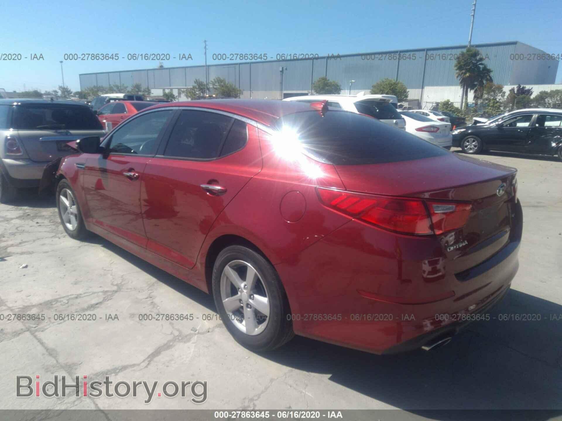 2014 KIA OPTIMA - VIN: 5XXGM4A70EG334931 - Фото 3