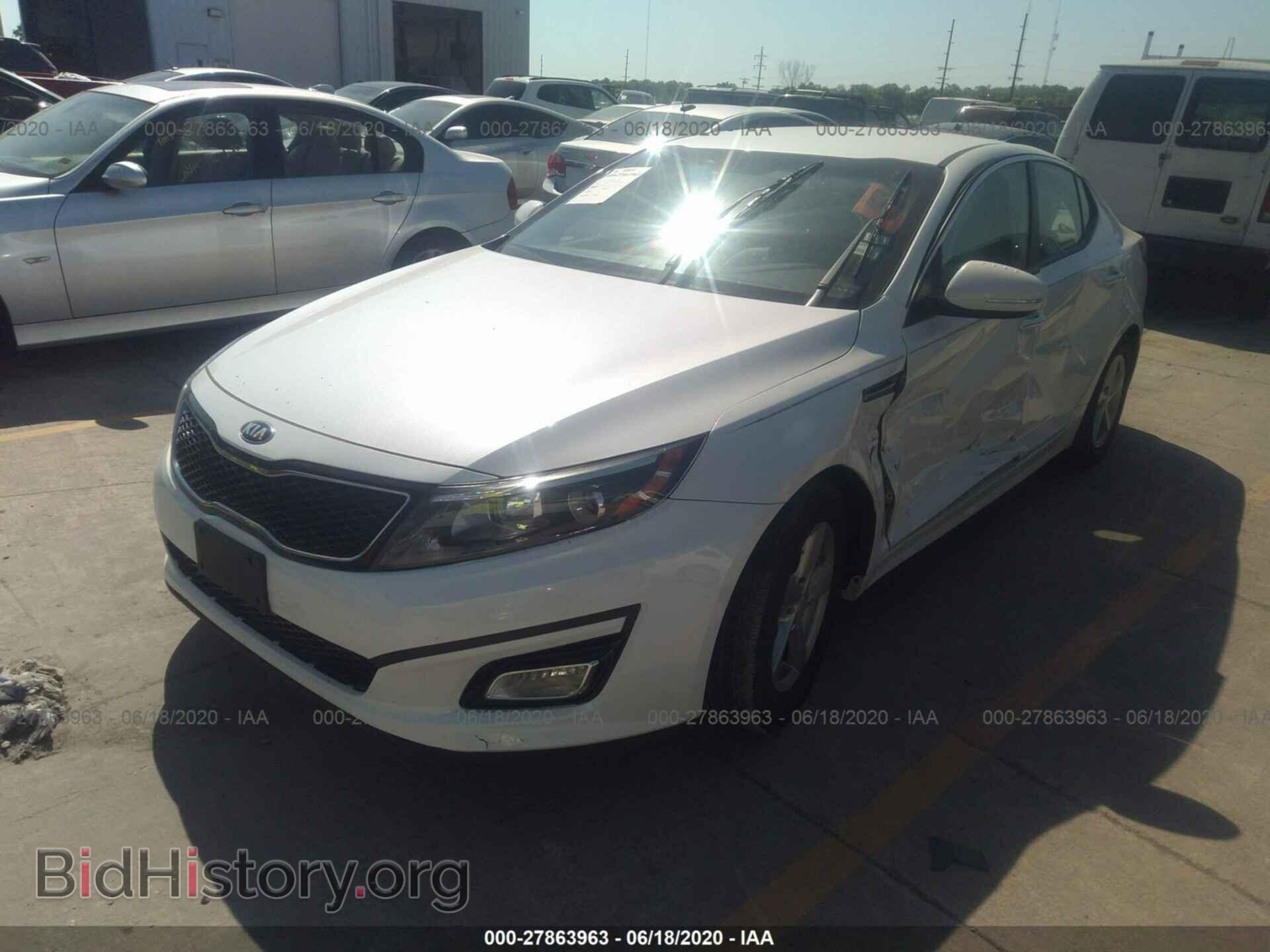 2015 KIA OPTIMA - VIN: KNAGM4A70F5596810 - Photo 2