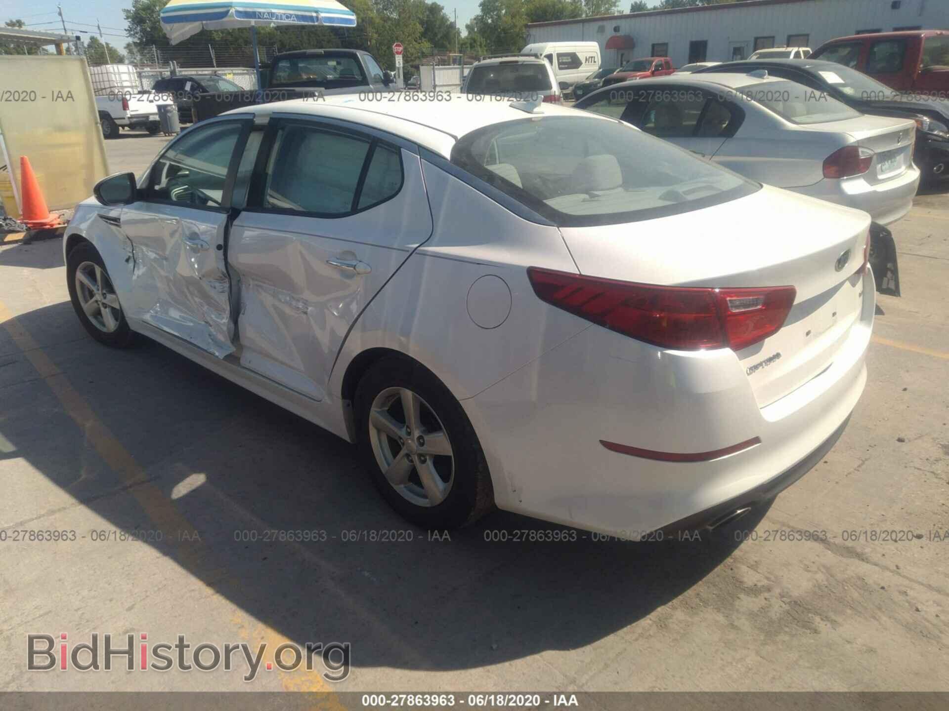 2015 KIA OPTIMA - VIN: KNAGM4A70F5596810 - Photo 3